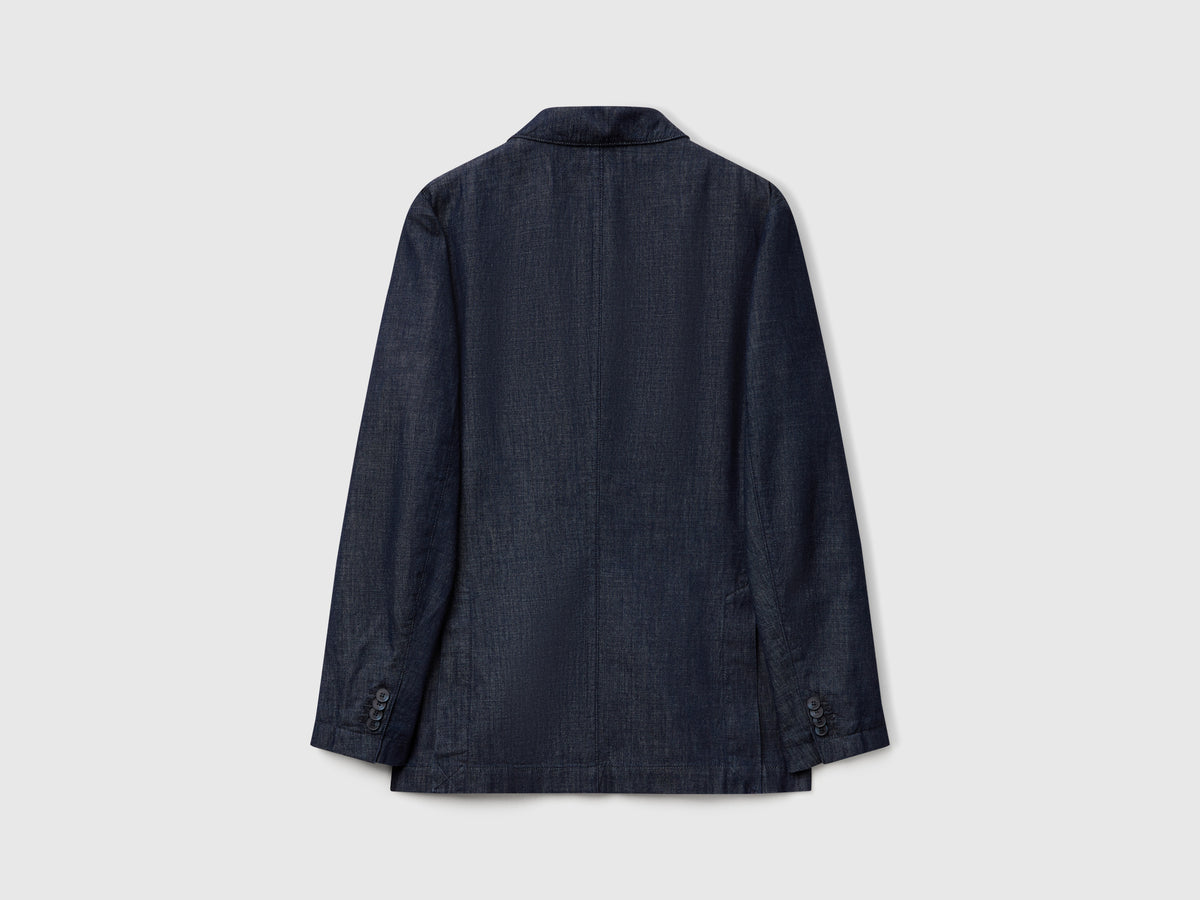 Blazer in chambray