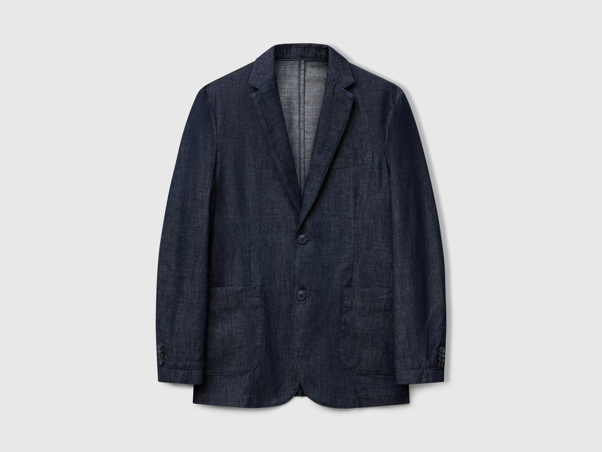 Blazer in chambray