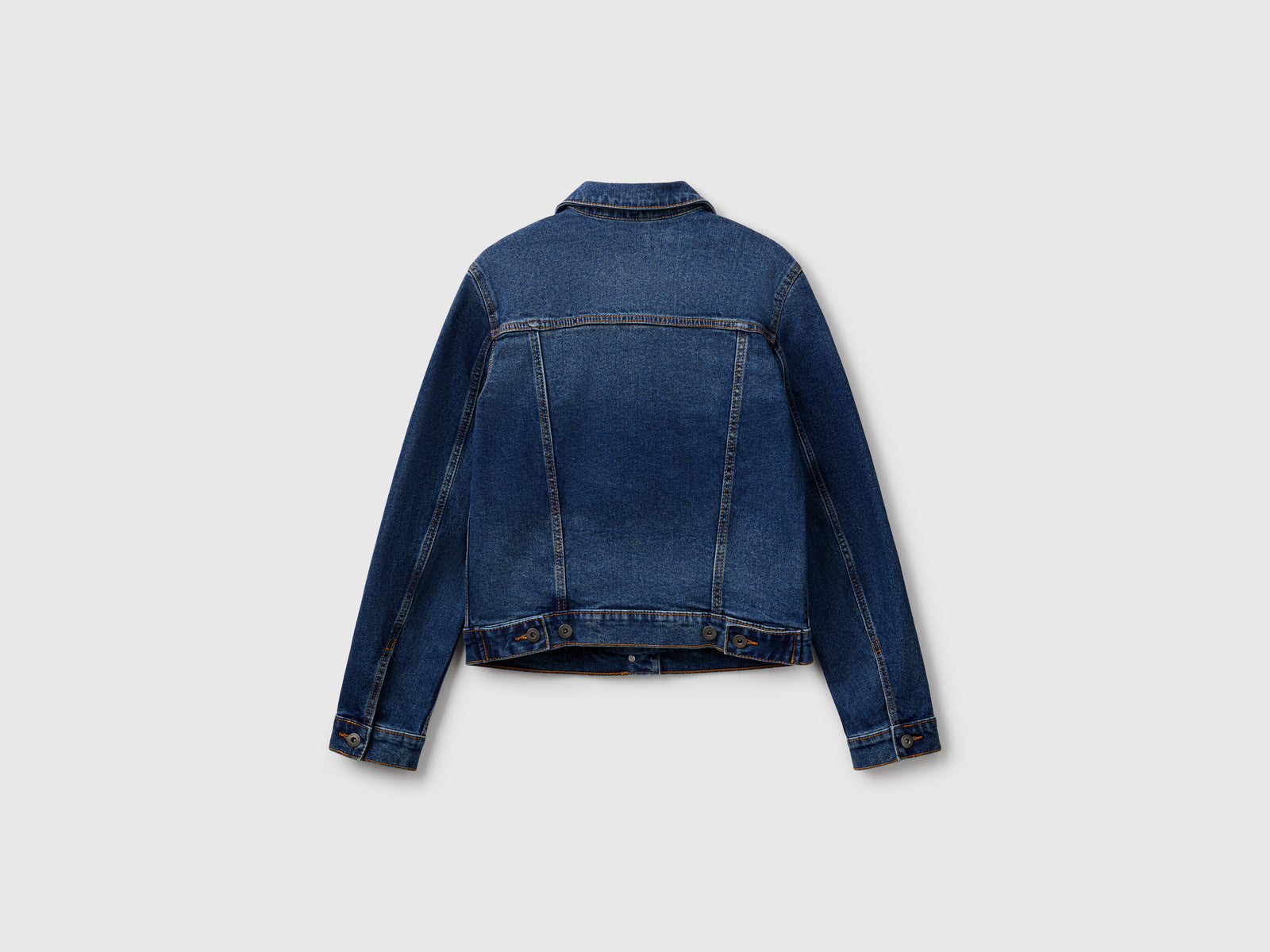 Giubbino rider di jeans da donna blu scuro 2 | Benetton Outlet