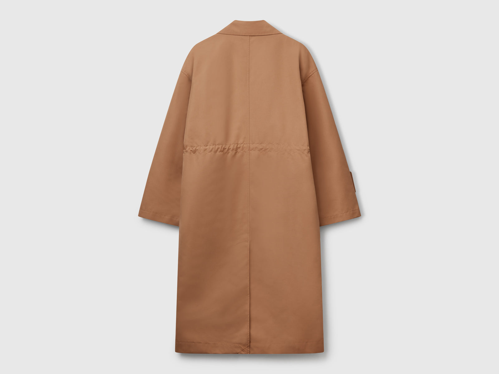 Parka lungo con imbottitura rimovibile da donna cammello 2 | Benetton Outlet