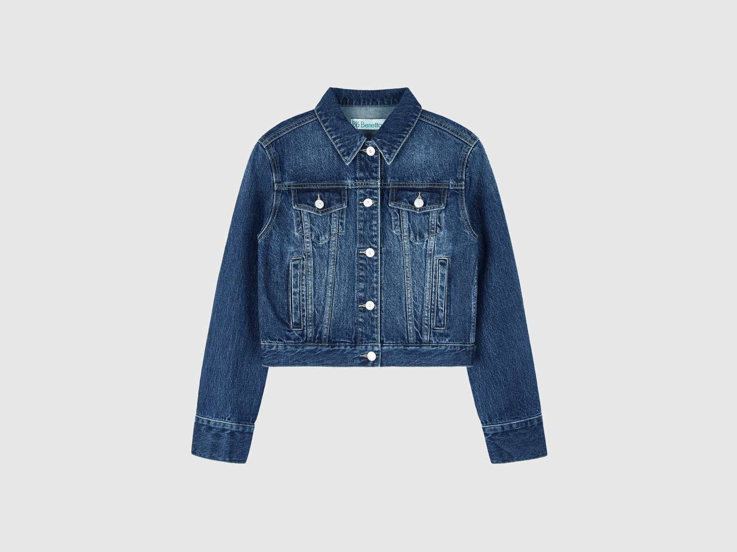 Giacca di jeans da donna blu | Benetton Outlet