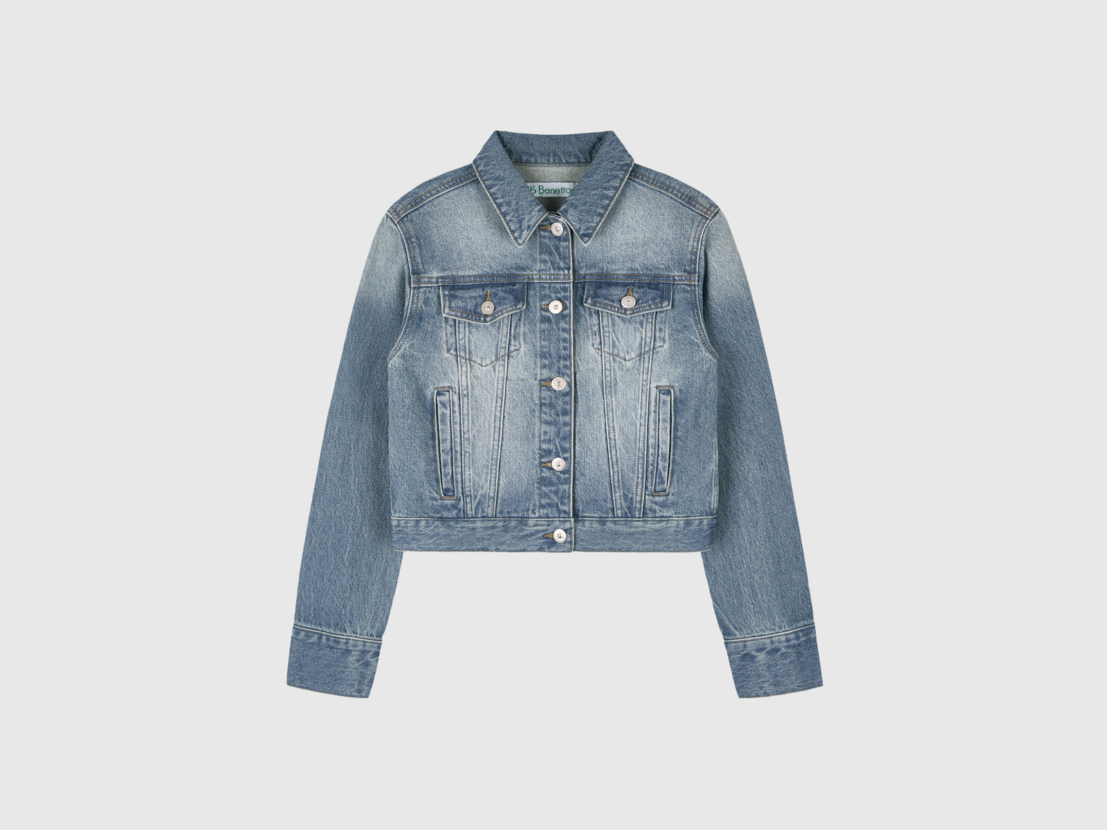 Giacca di jeans da donna azzurro | Benetton Outlet