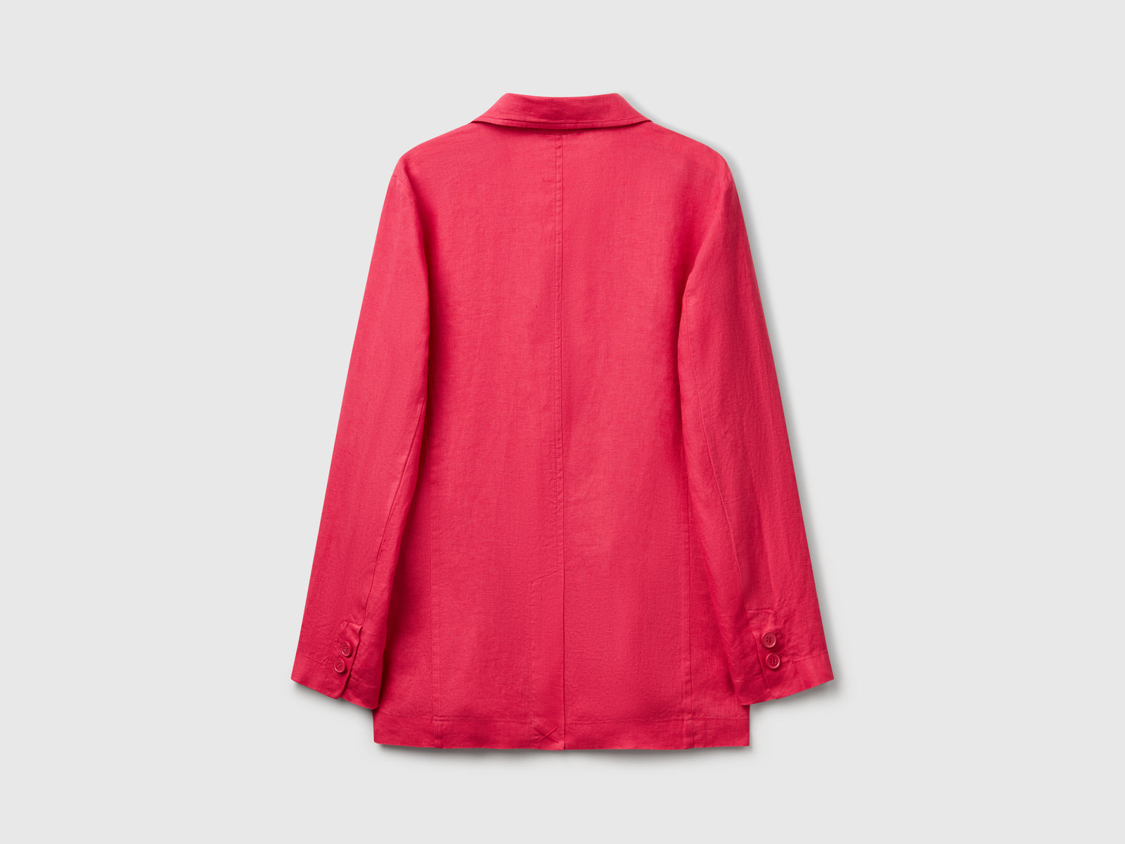 Blazer in puro lino da donna fragola 2 | Benetton Outlet