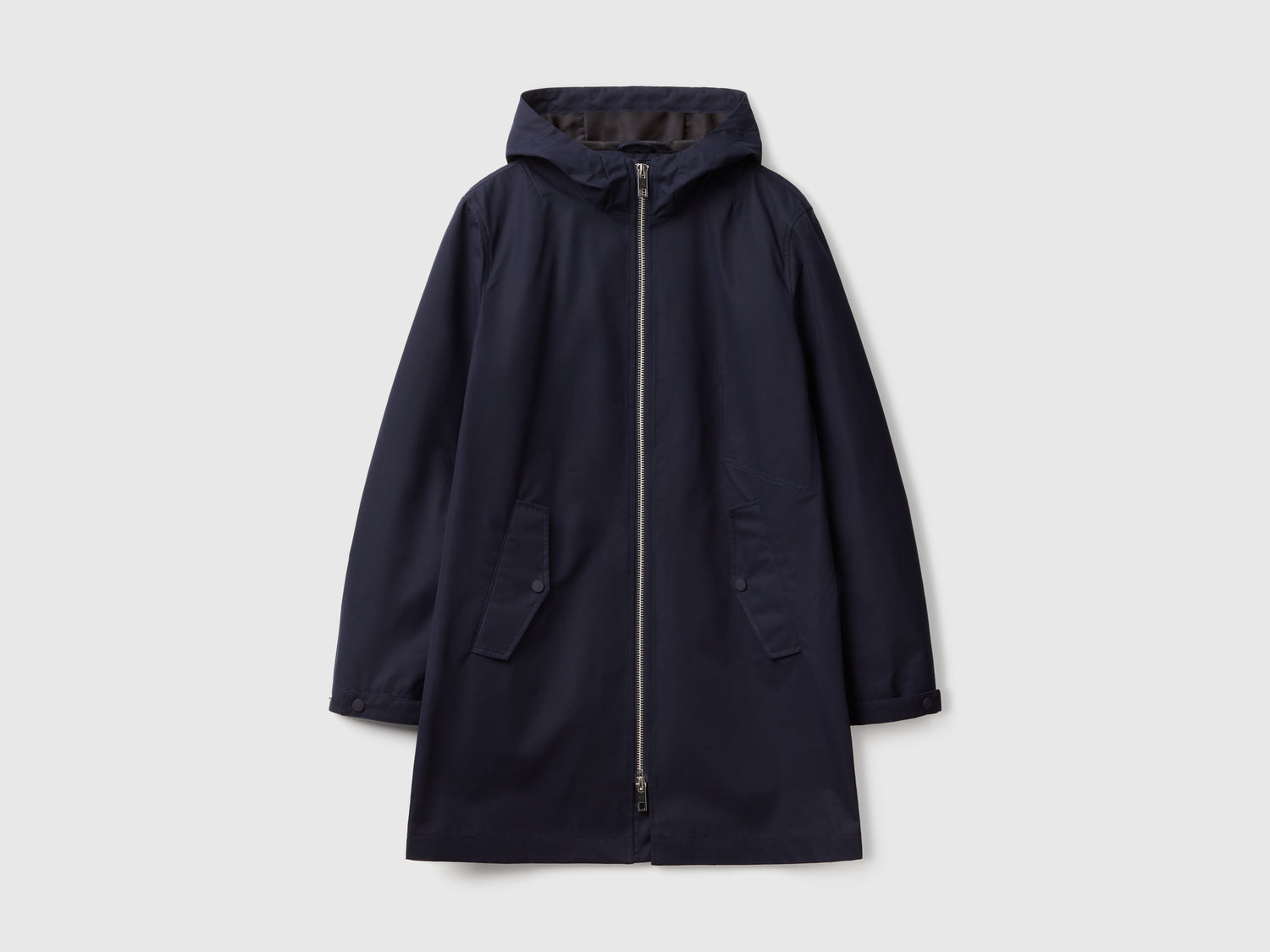 Parka in misto cotone da uomo blu scuro | Benetton Outlet