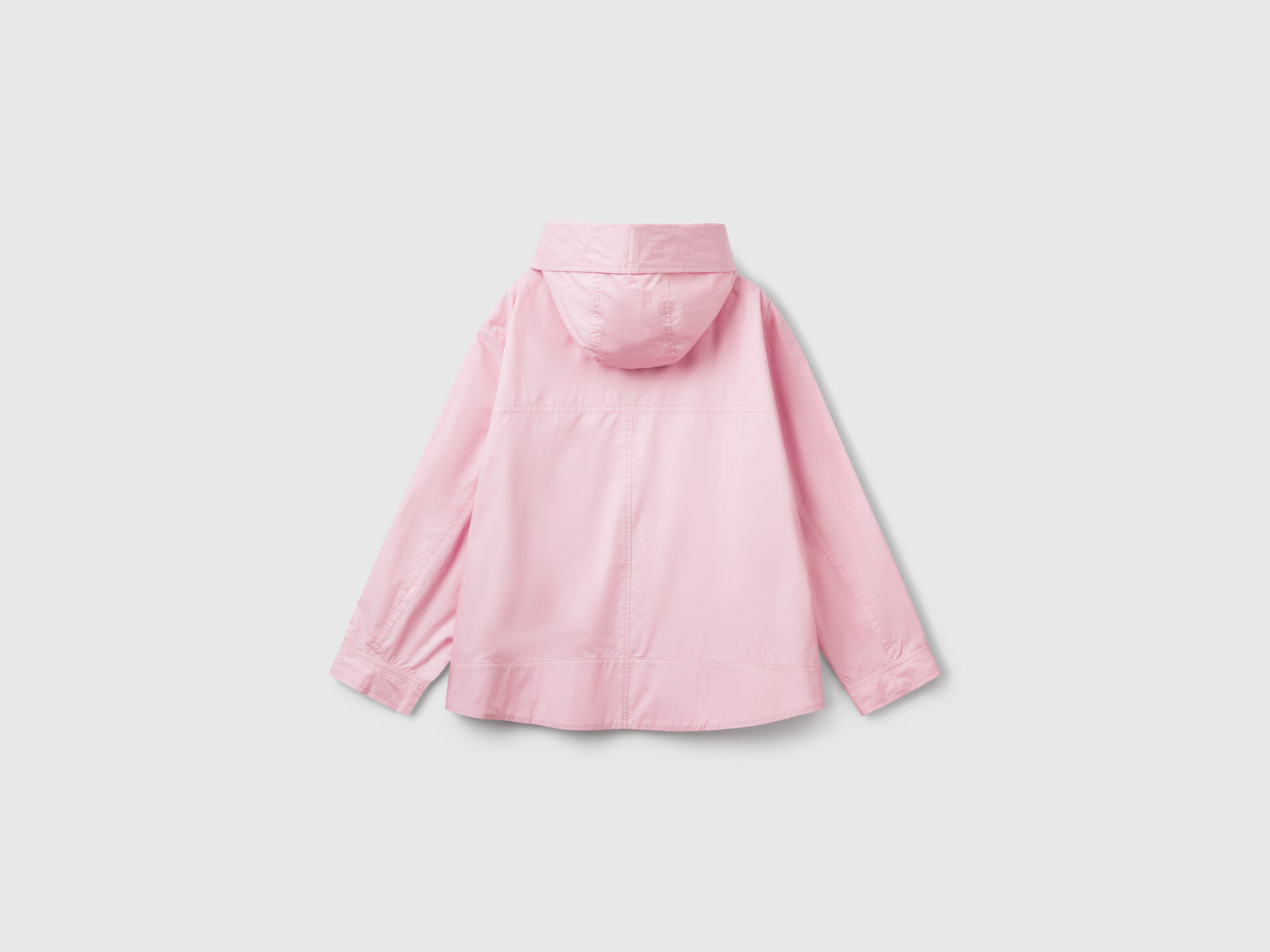 Giubbino over fit in nylon da donna rosa 2 | Benetton Outlet