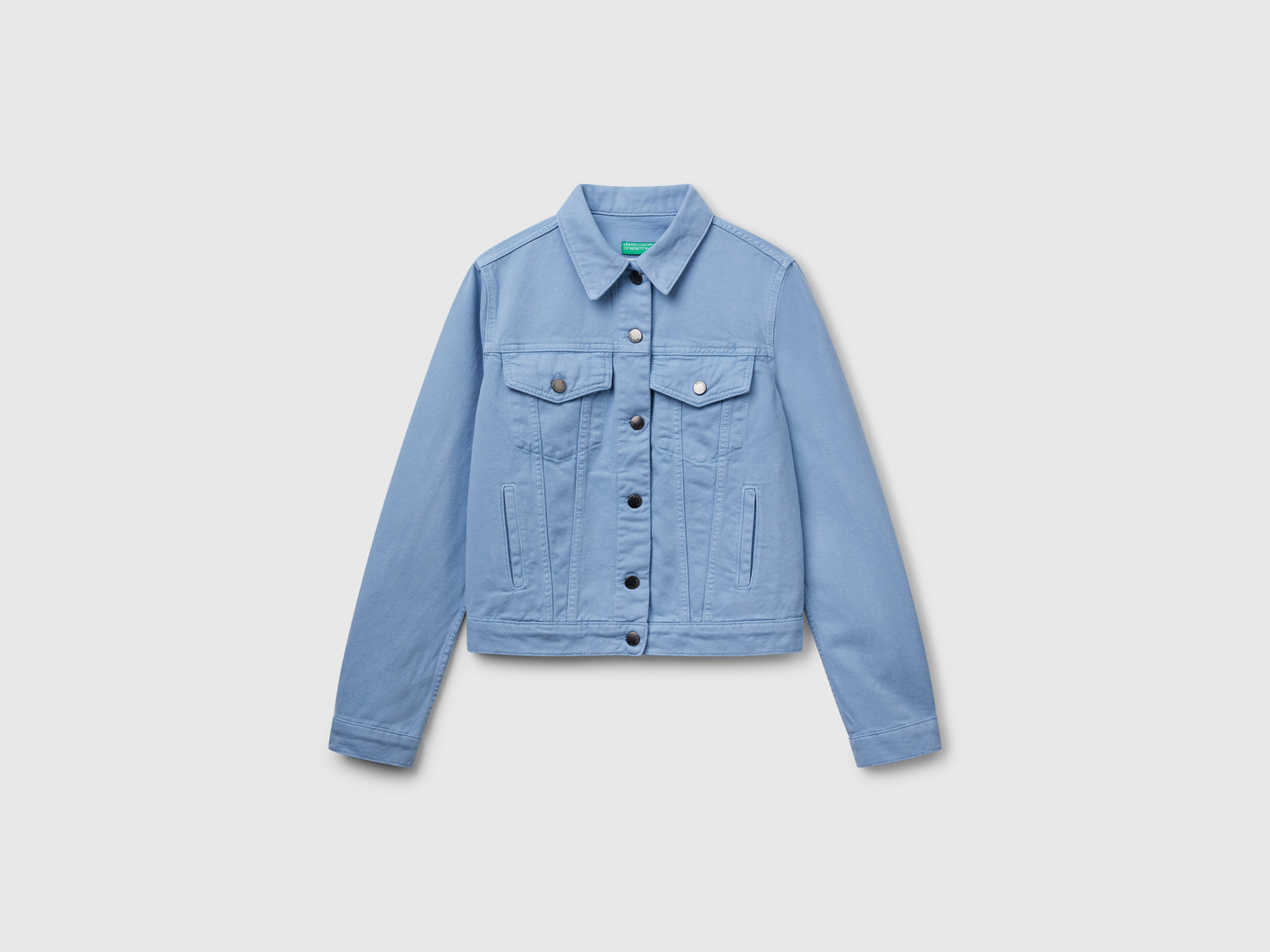 Giubbino rider di jeans da donna azzurro | Benetton Outlet