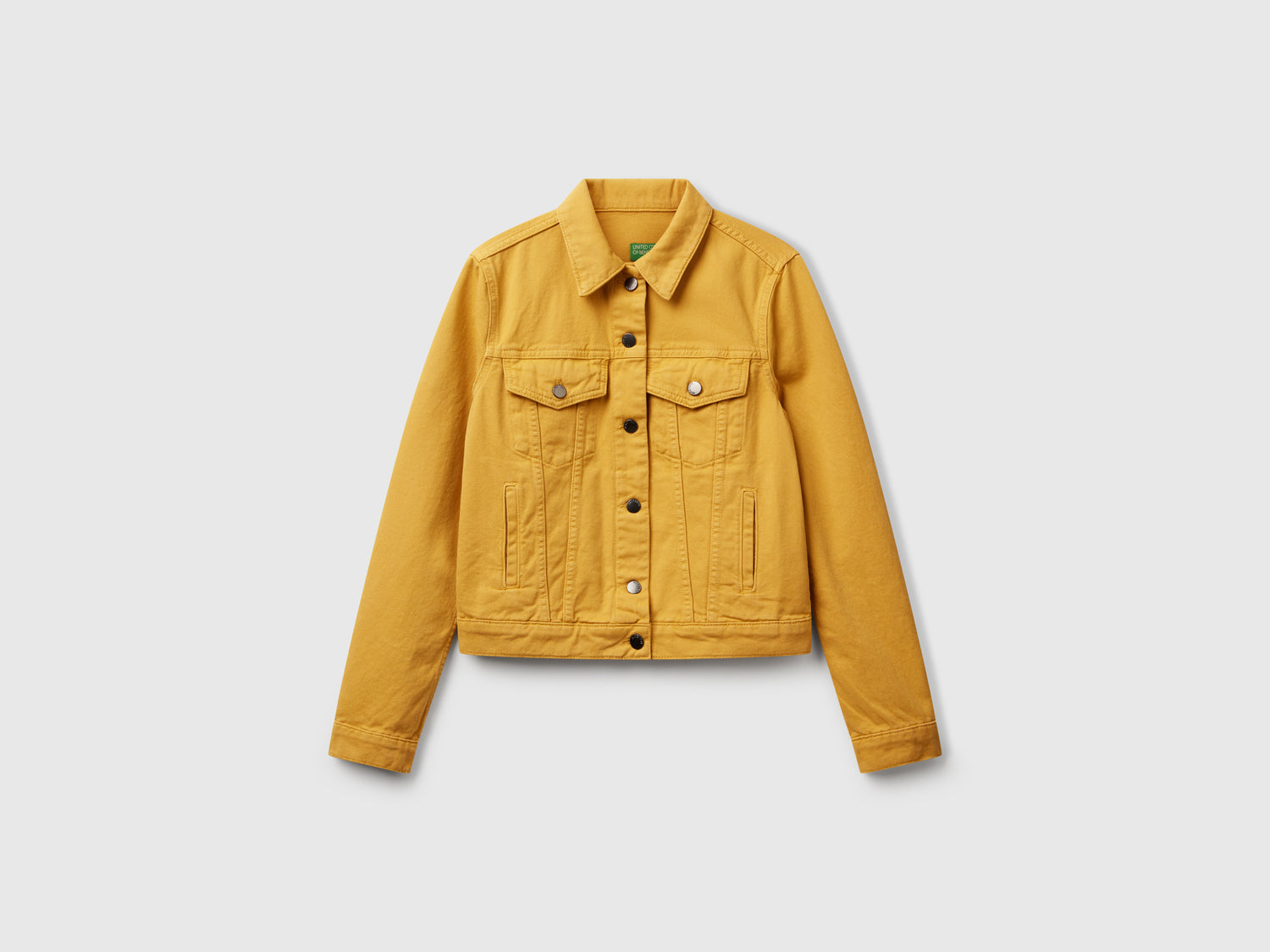 Rider denim jacket da donna senape | Benetton Outlet