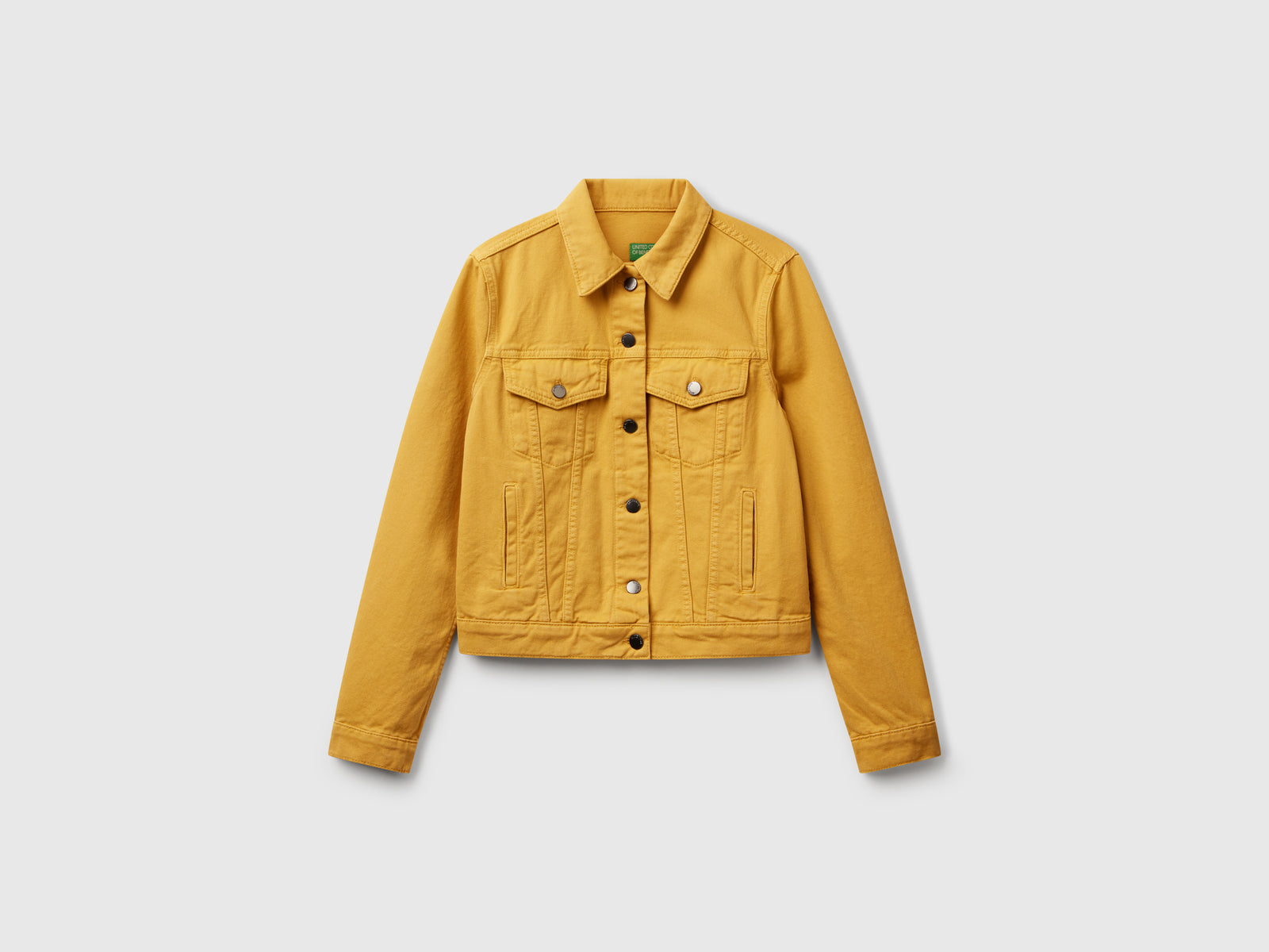 Rider denim jacket da donna senape | Benetton Outlet