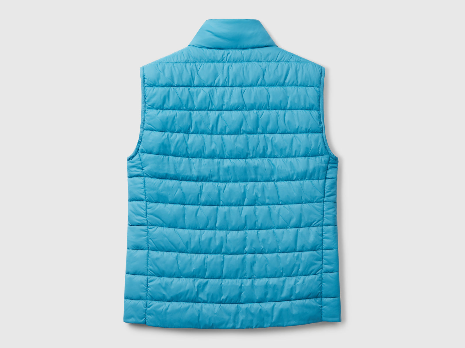 Smanicato slim fit imbottito da donna turchese 2 | Benetton Outlet