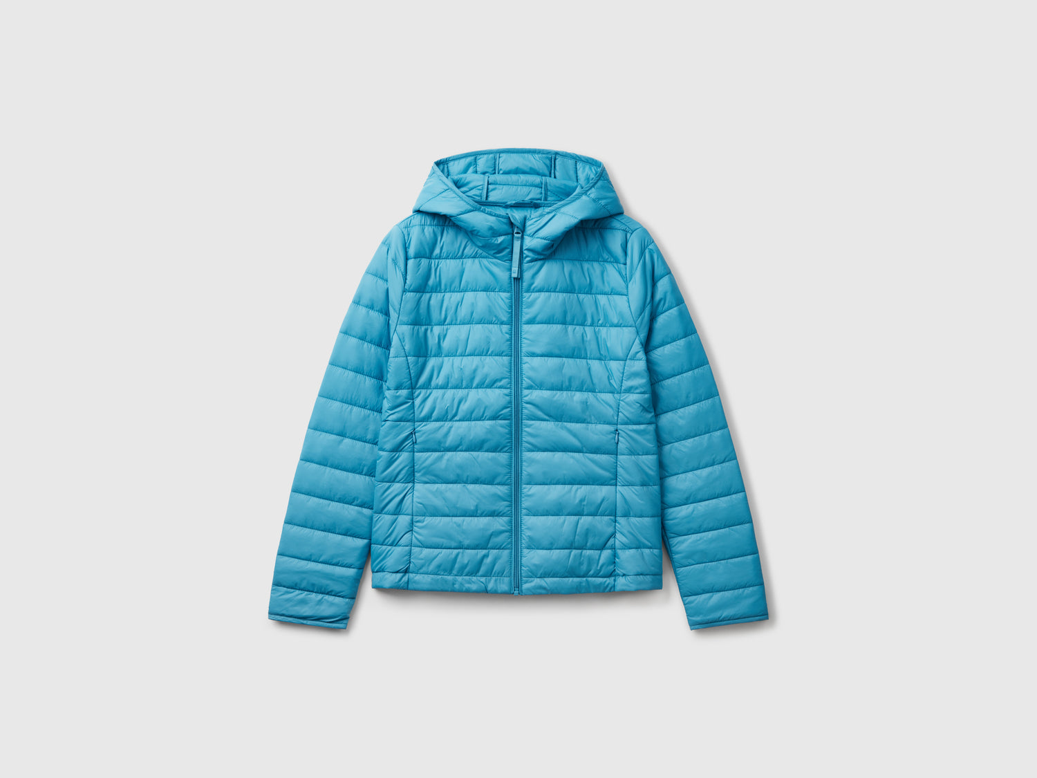 Giubbino slim fit imbottito da donna turchese | Benetton Outlet