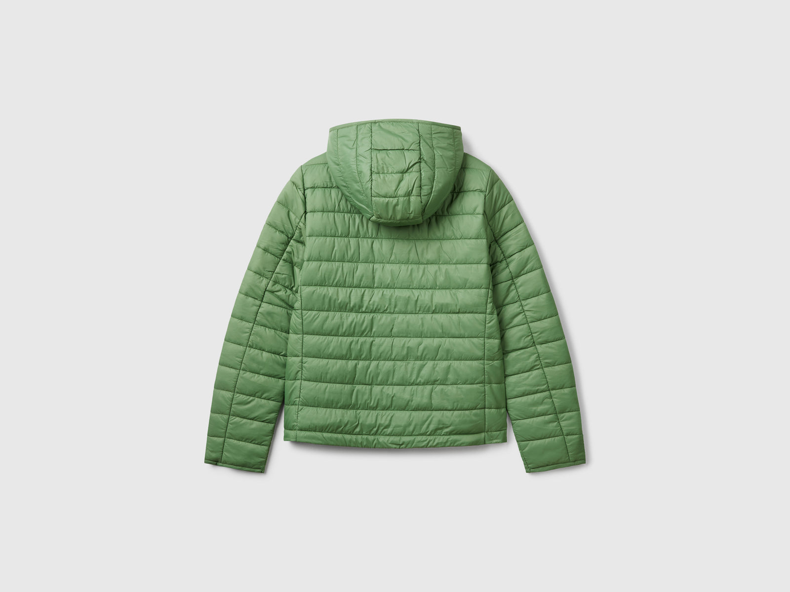 Giubbino slim fit imbottito da donna verde 2 | Benetton Outlet