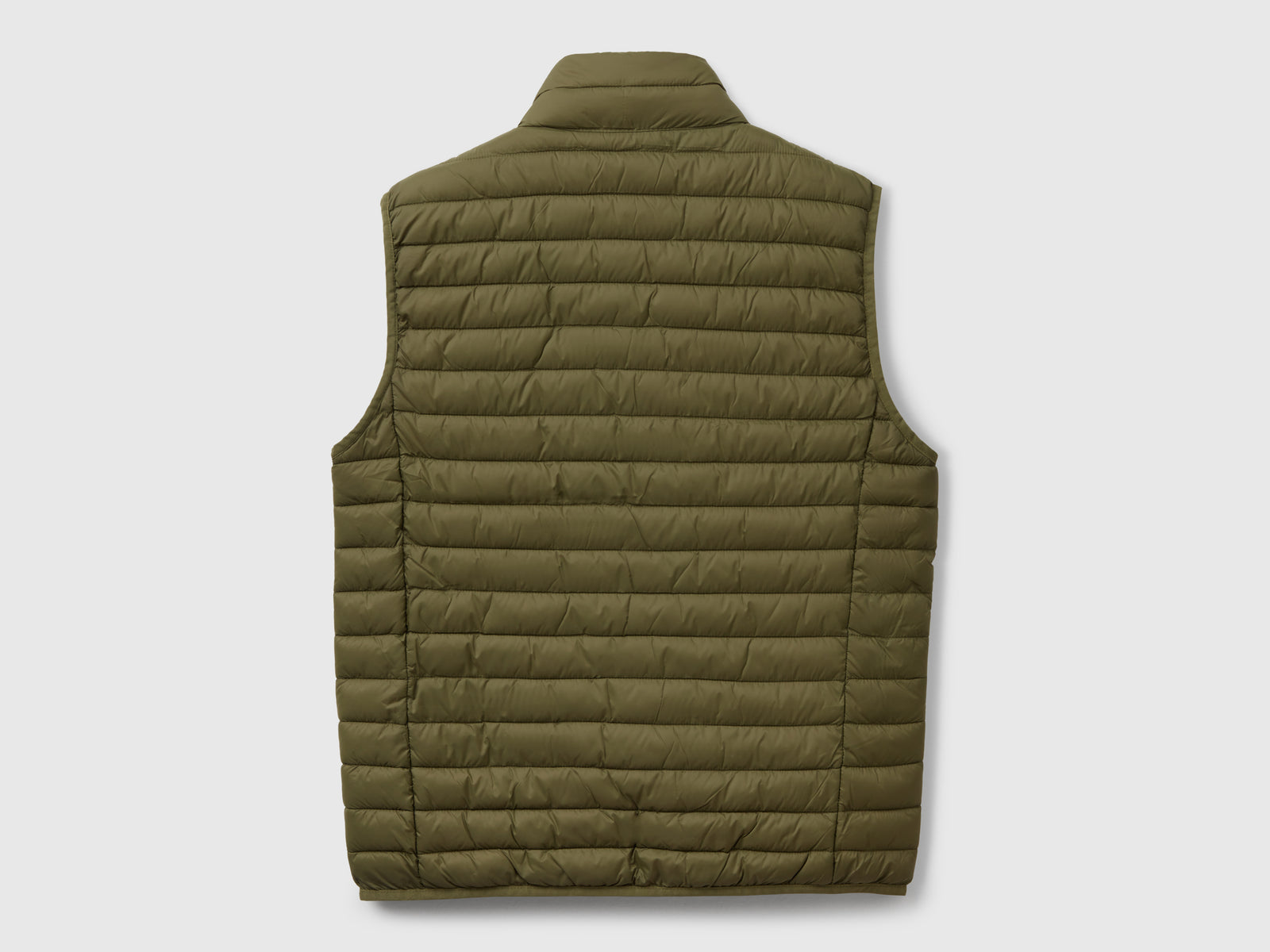 Smanicato regular fit imbottito da uomo verde militare 2 | Benetton Outlet