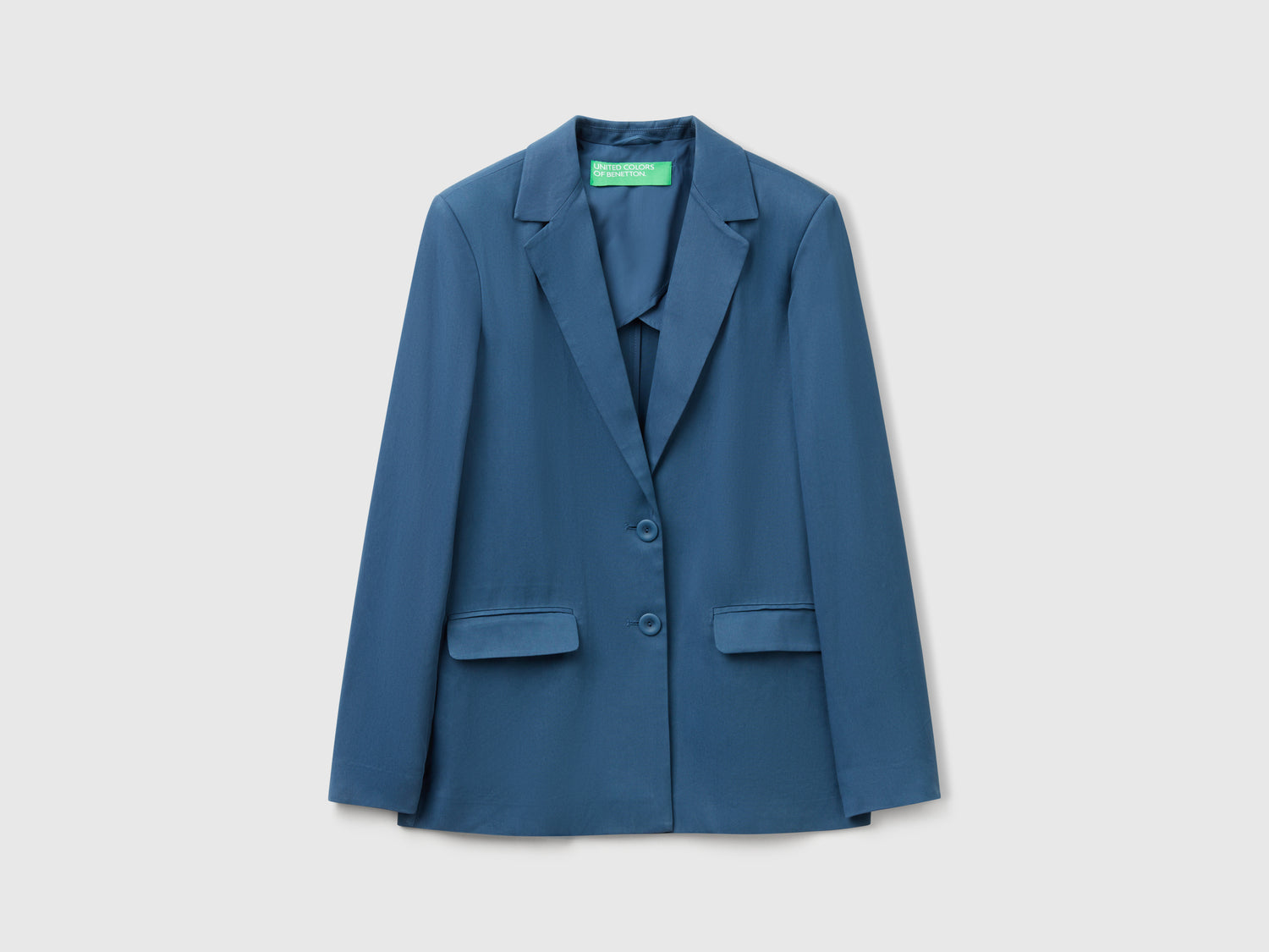 Giacca fluida da donna avio | Benetton Outlet