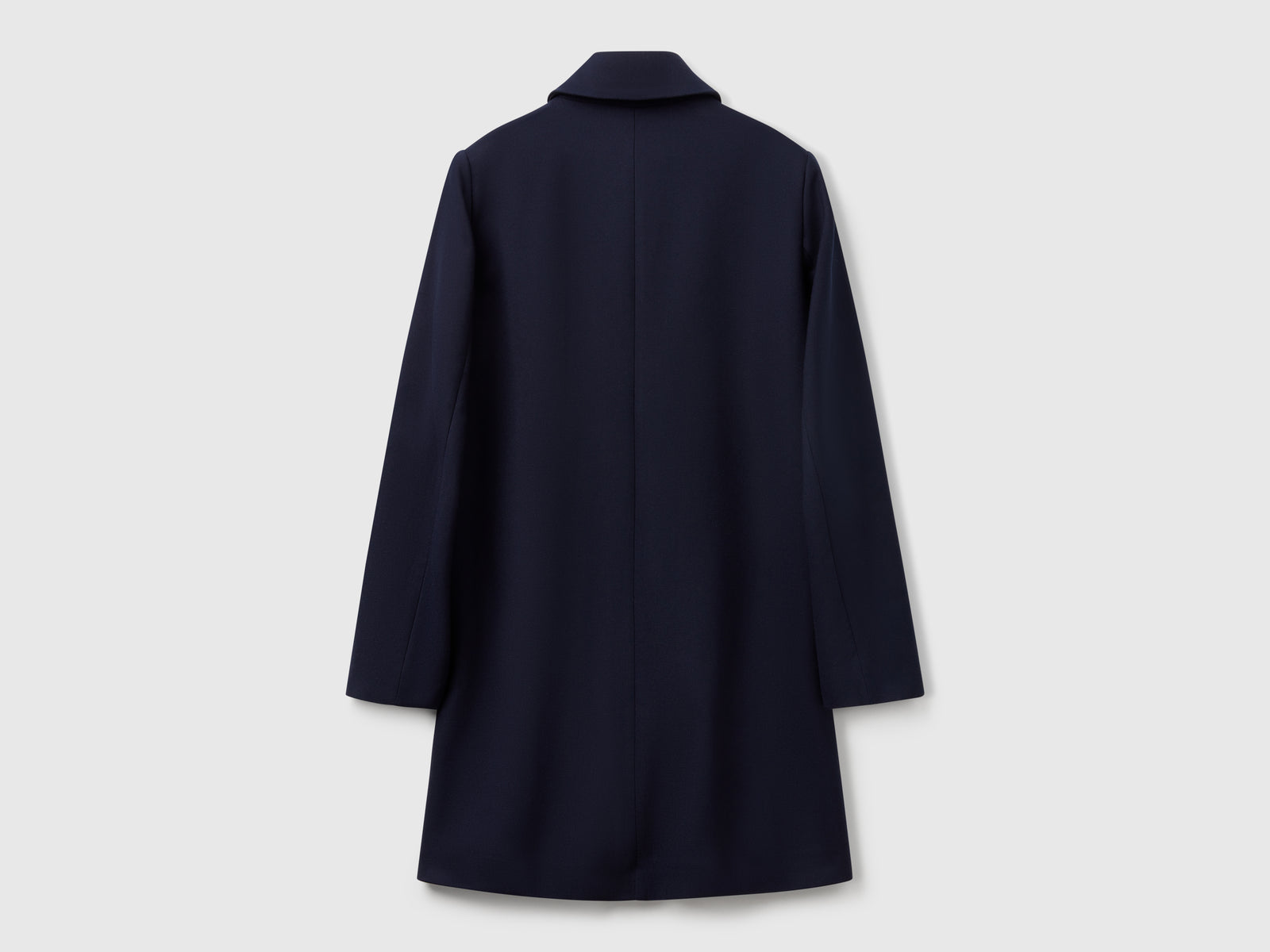 Spolverino in misto viscosa da donna blu scuro 2 | Benetton Outlet