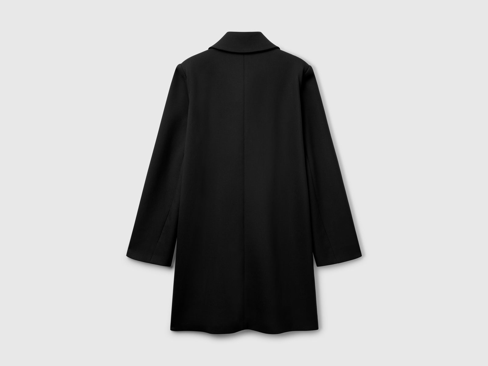 Spolverino in misto viscosa da donna nero 2 | Benetton Outlet