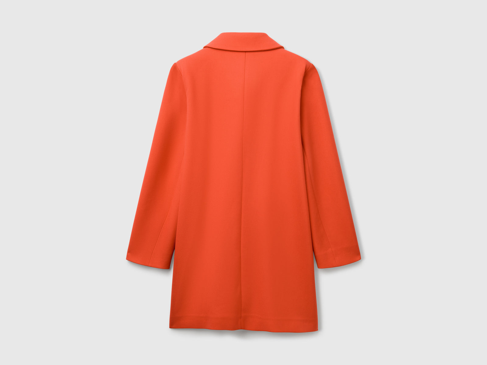 Spolverino in misto viscosa da donna arancione 2 | Benetton Outlet