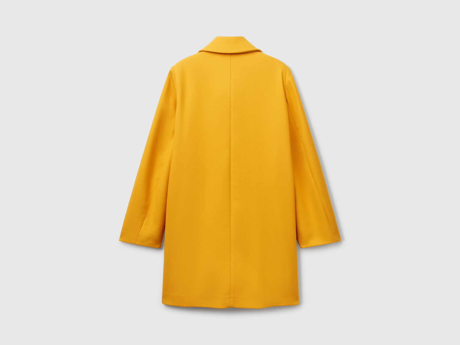 Spolverino in misto viscosa da donna senape 2 | Benetton Outlet
