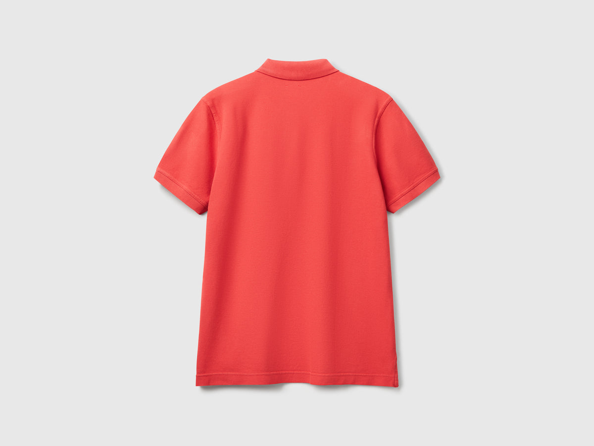 Polo regular fit mattone
