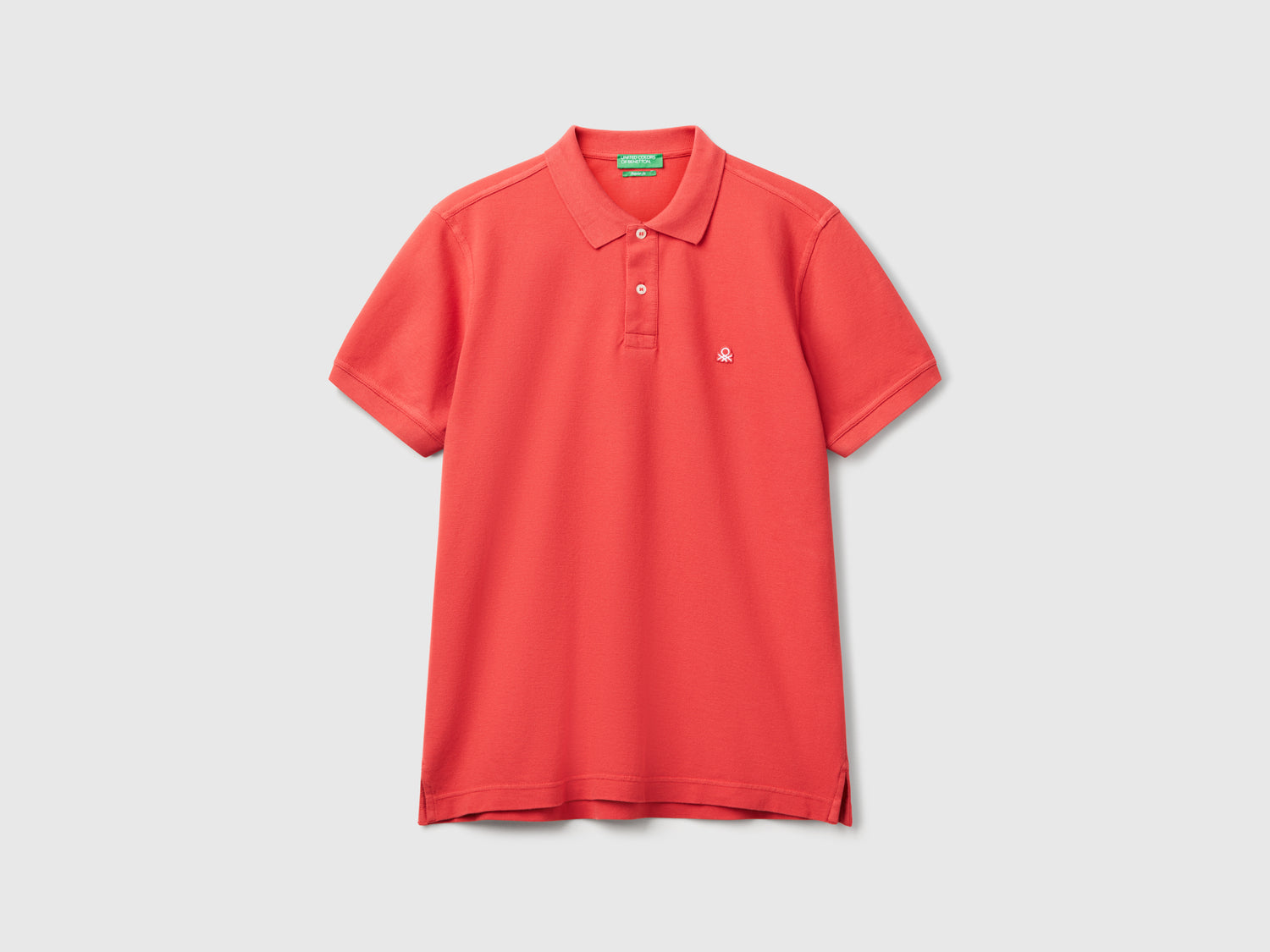 Polo regular fit mattone da uomo rosso mattone | Benetton Outlet