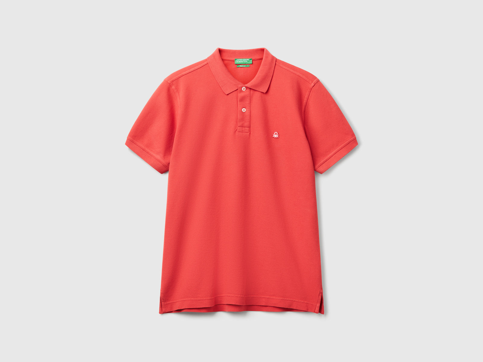 Polo regular fit mattone da uomo rosso mattone | Benetton Outlet