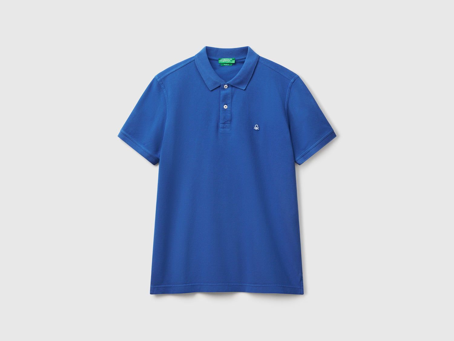 Polo regular fit da uomo bluette | Benetton Outlet