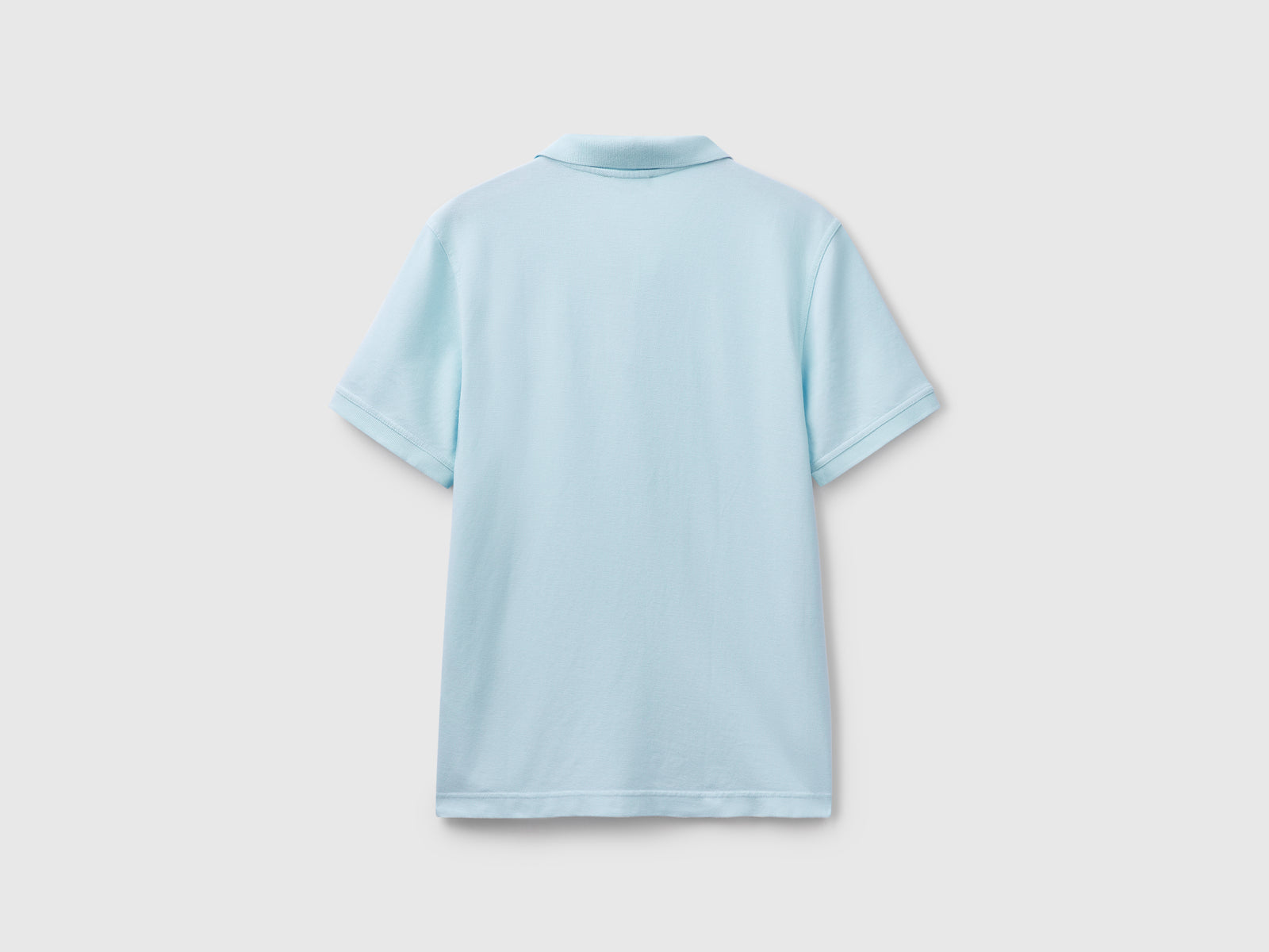 Polo regular fit da uomo turchese 2 | Benetton Outlet
