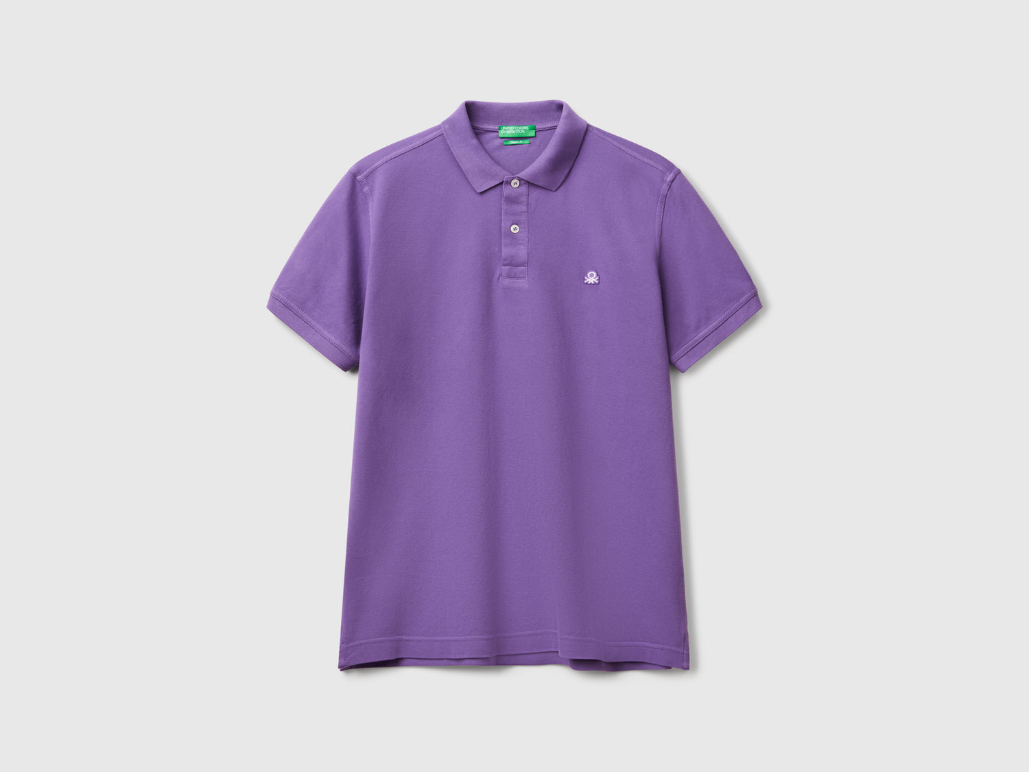 Polo regular fit da uomo viola | Benetton Outlet