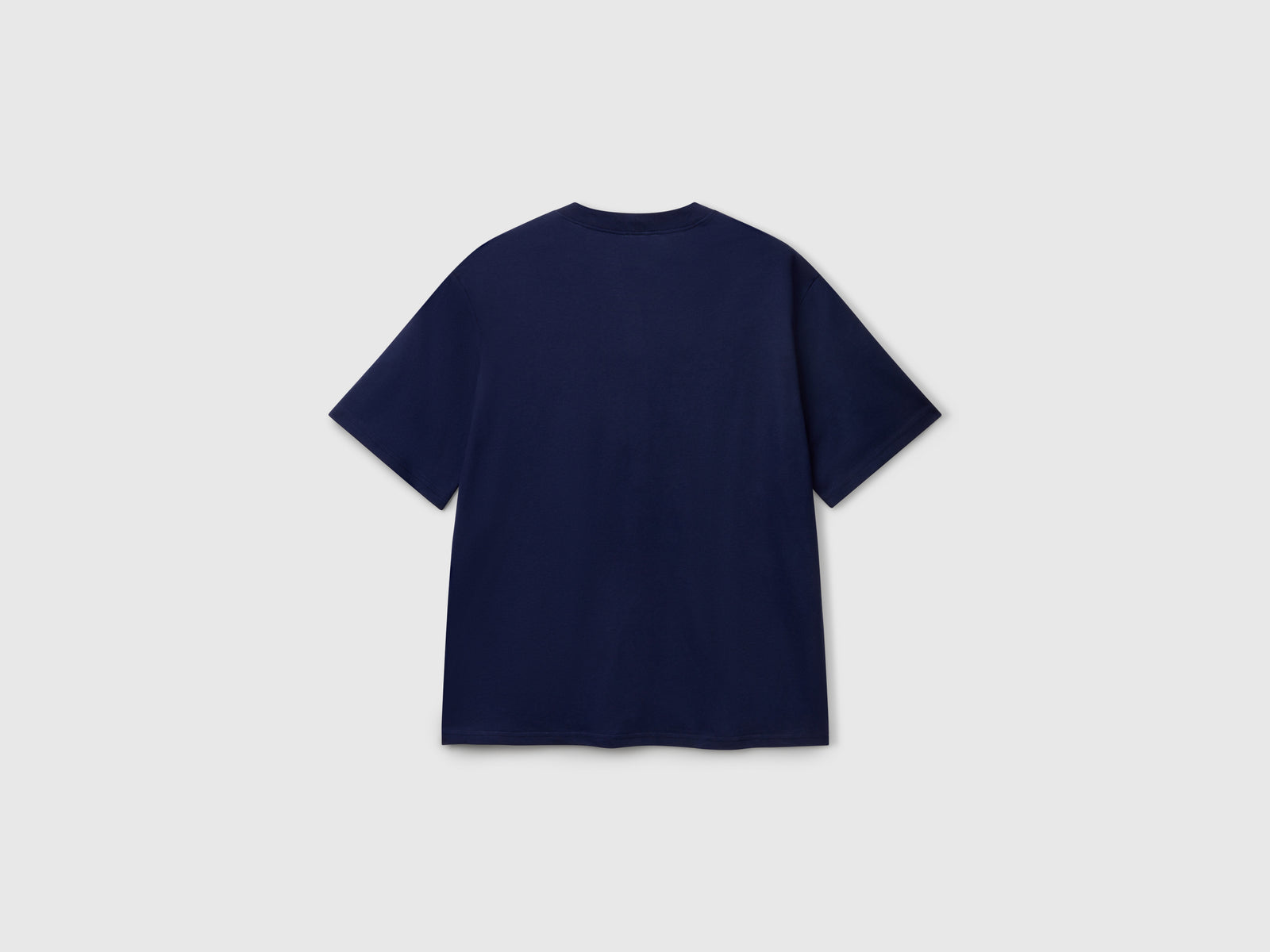 T-shirt con stampa logo da uomo blu scuro 2 | Benetton Outlet