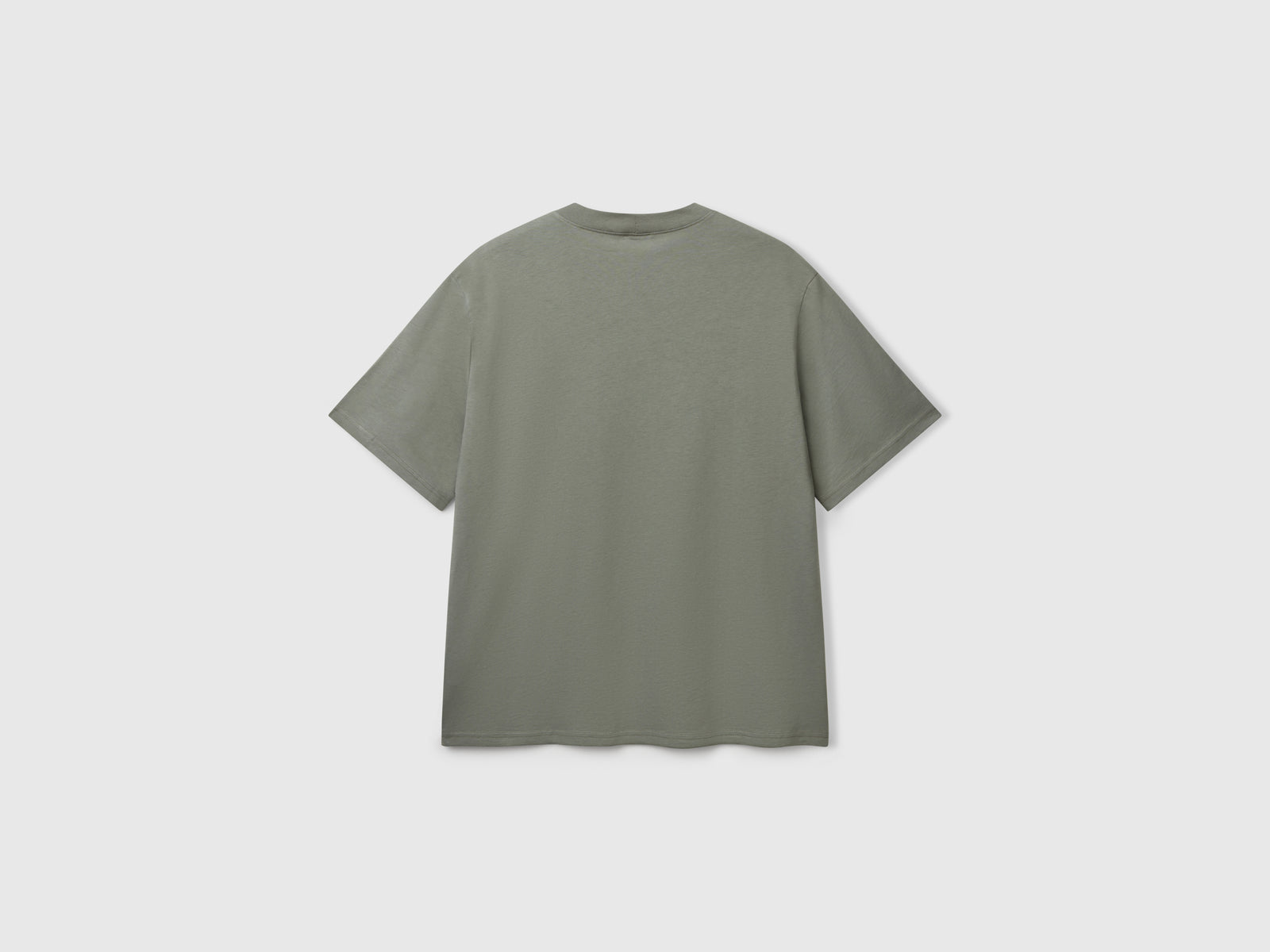 T-shirt con stampa logo da uomo verde chiaro 2 | Benetton Outlet