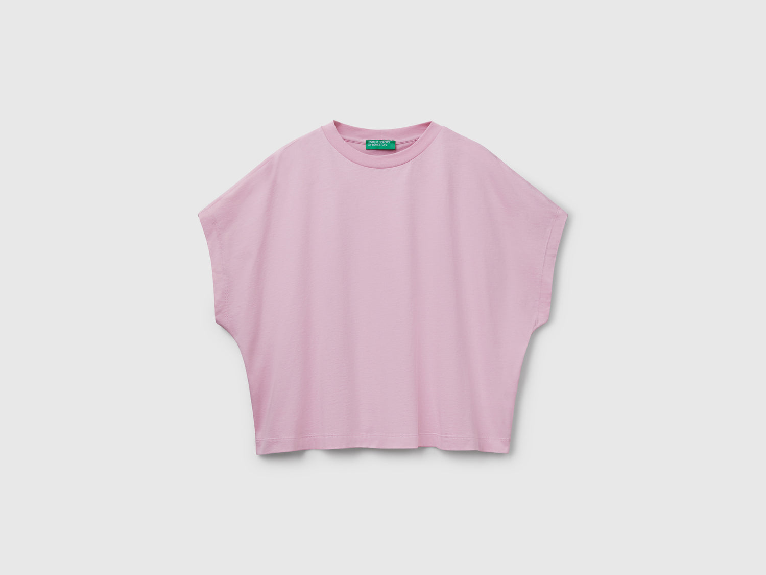 Kimono sleeve T-shirt da donna rosa | Benetton Outlet
