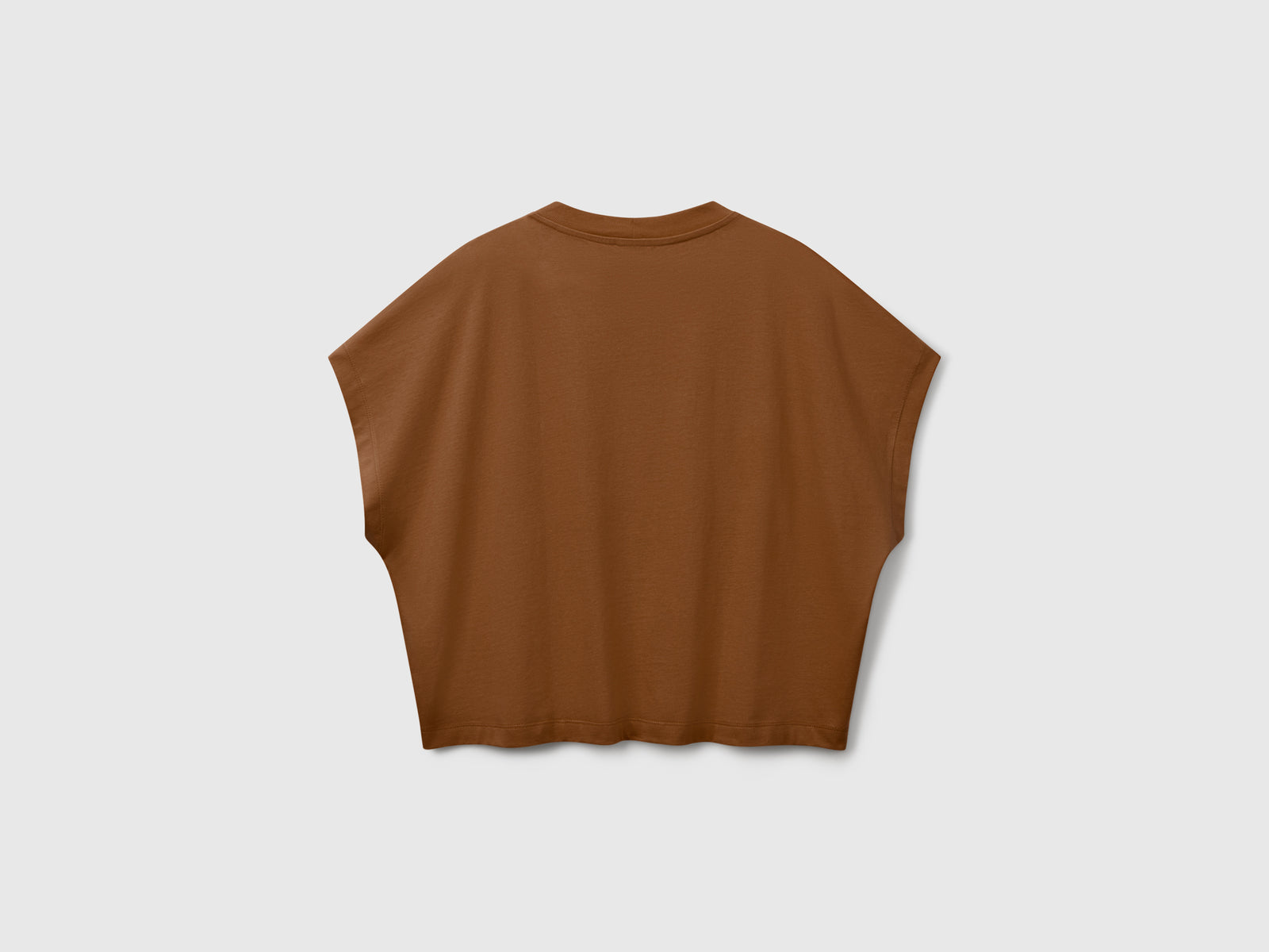 Maglietta con manica a kimono da donna marrone 2 | Benetton Outlet