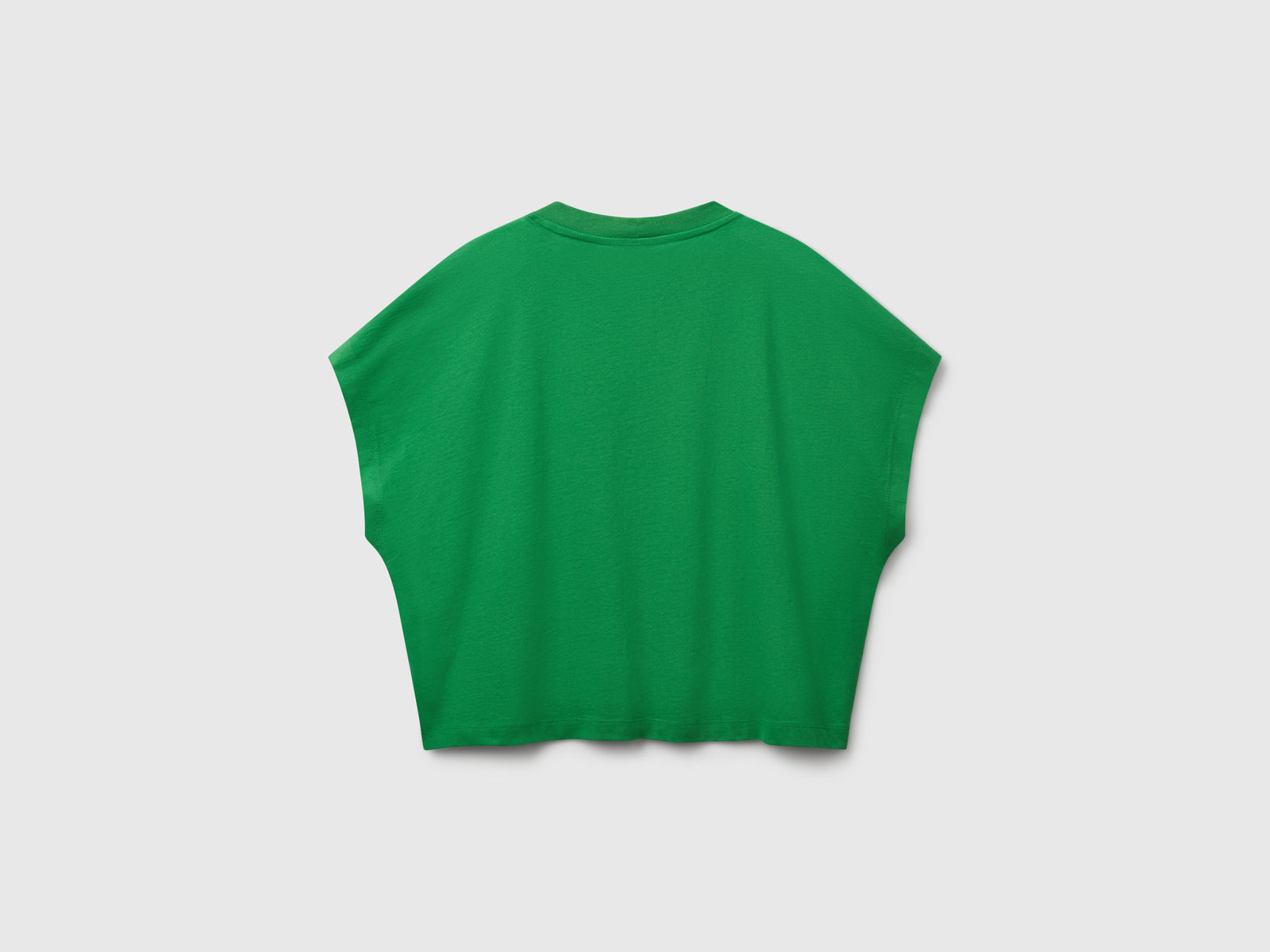 Kimono sleeve T-shirt da donna verde 2 | Benetton Outlet