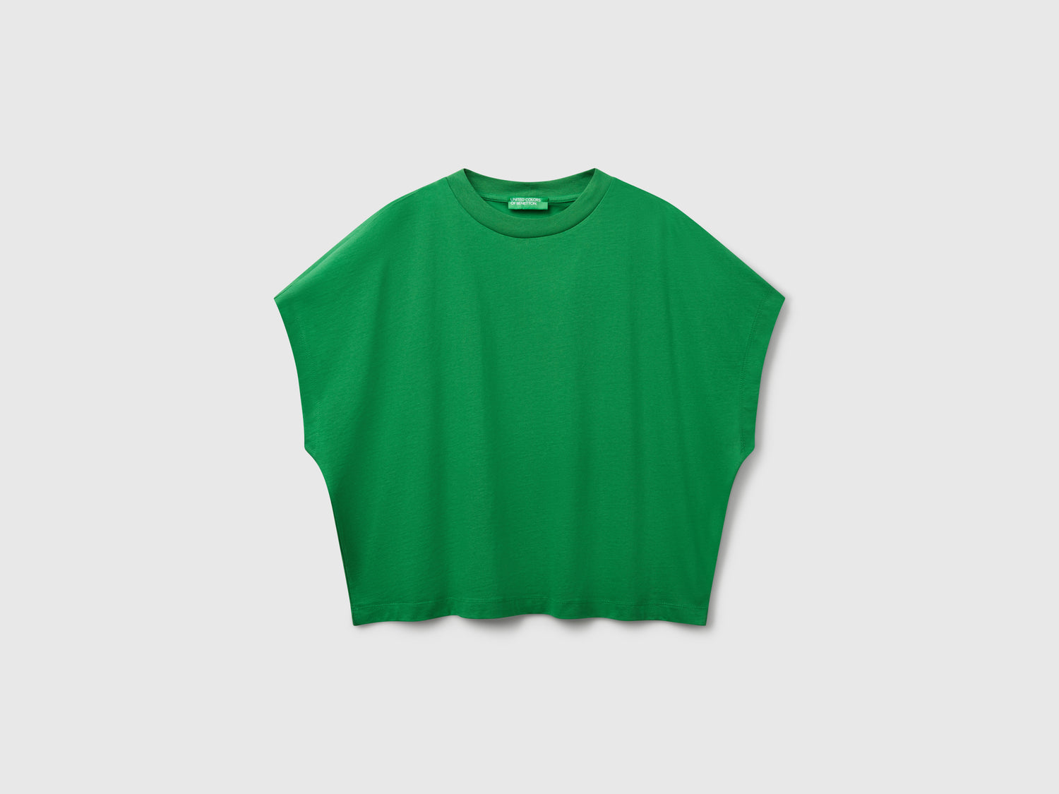 Kimono sleeve T-shirt da donna verde | Benetton Outlet