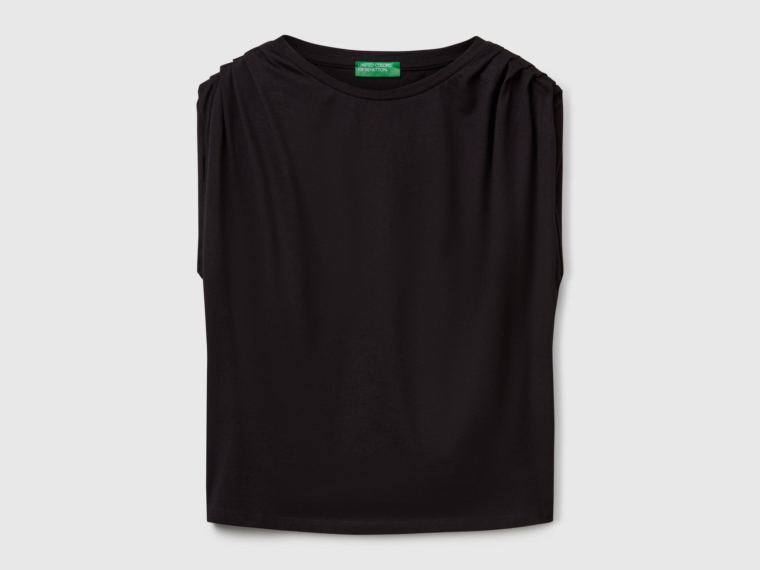 Straight tank top da donna nero | Benetton Outlet