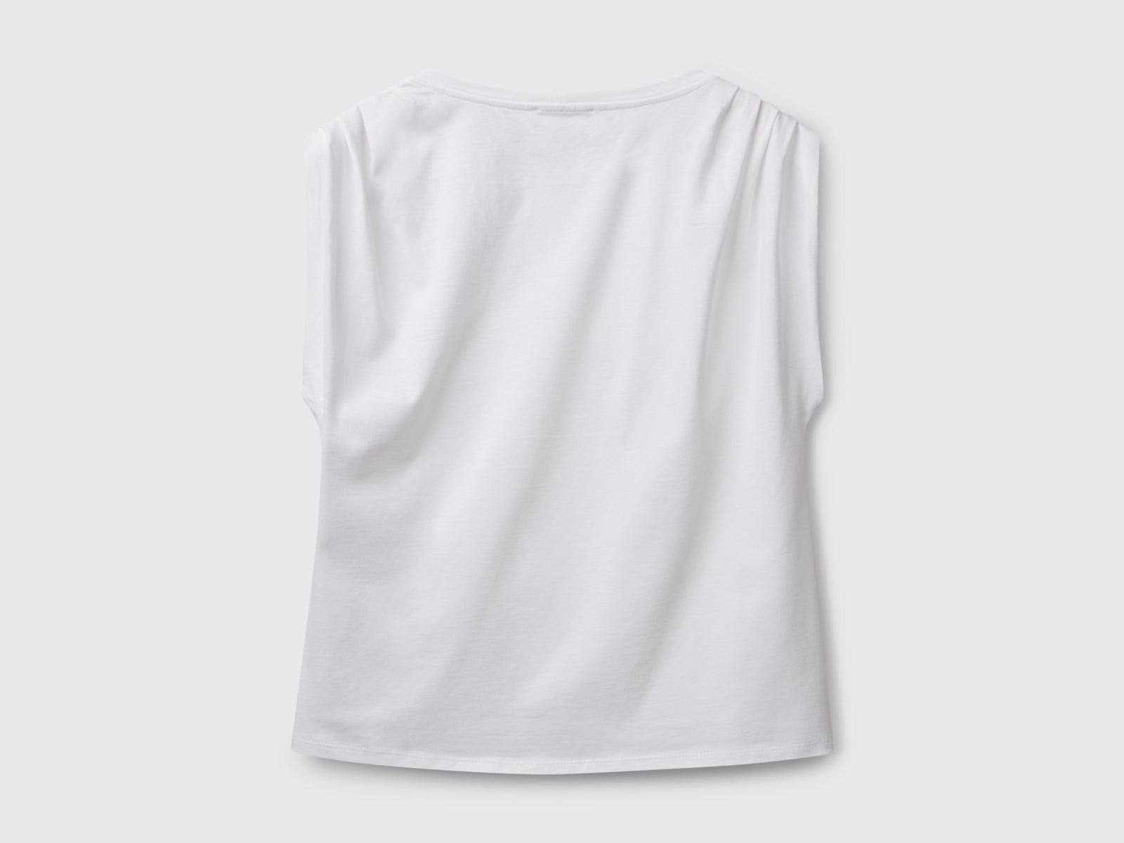 Straight tank top da donna bianco 2 | Benetton Outlet