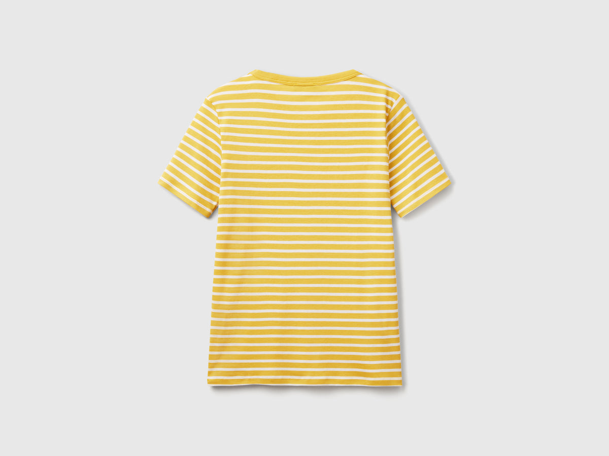 T-shirt girocollo a righe