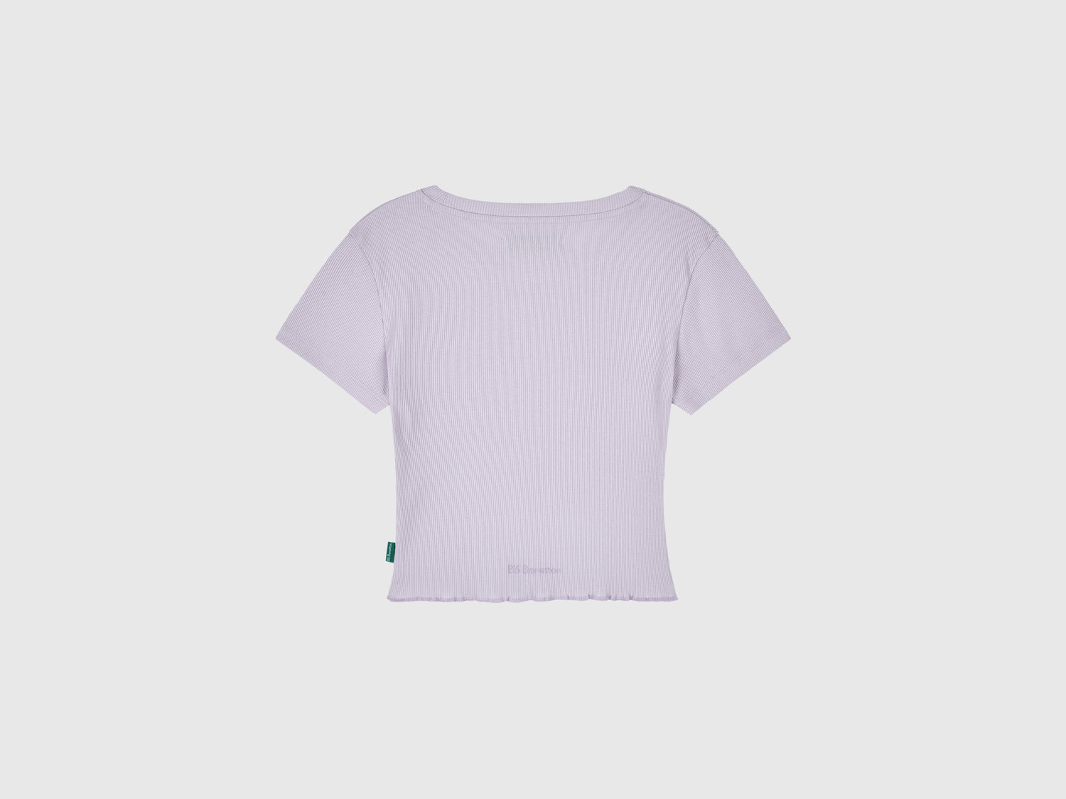 Maglietta slim fit da donna lilla | Benetton Outlet