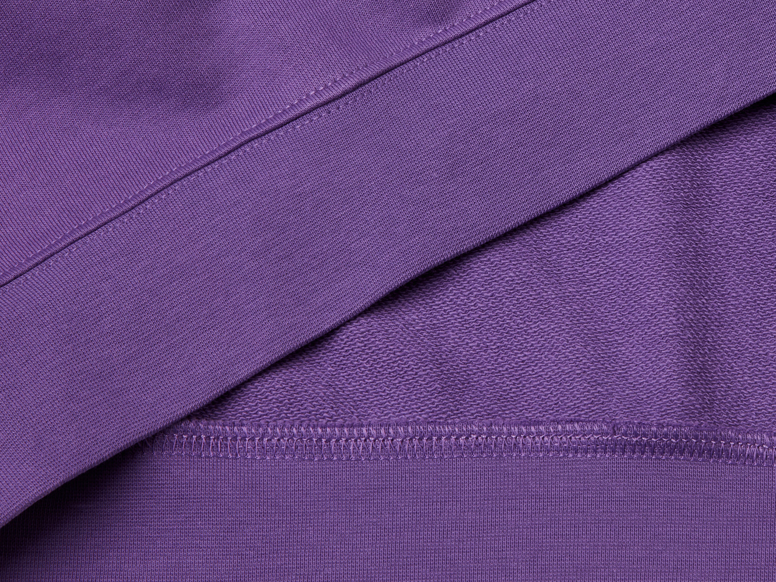 Felpa con patch logo da uomo viola 3 | Benetton Outlet