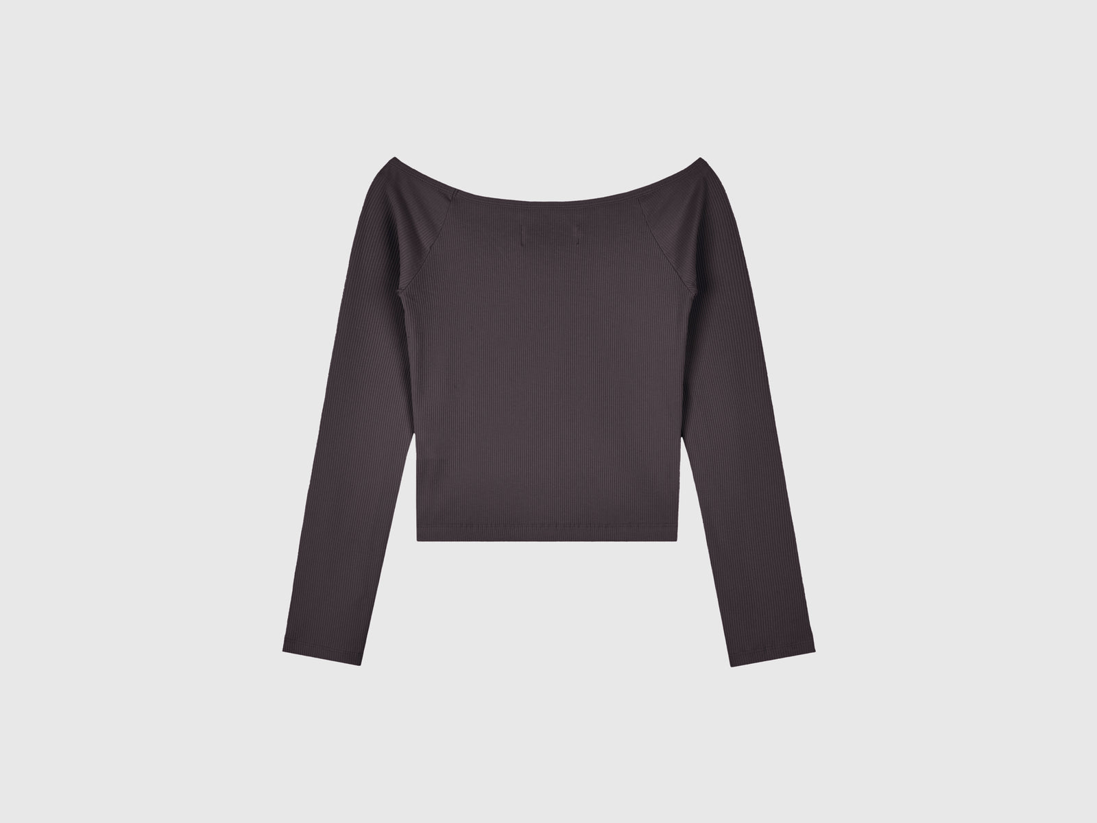 Maglietta con scollo bardot da donna nero 2 | Benetton Outlet