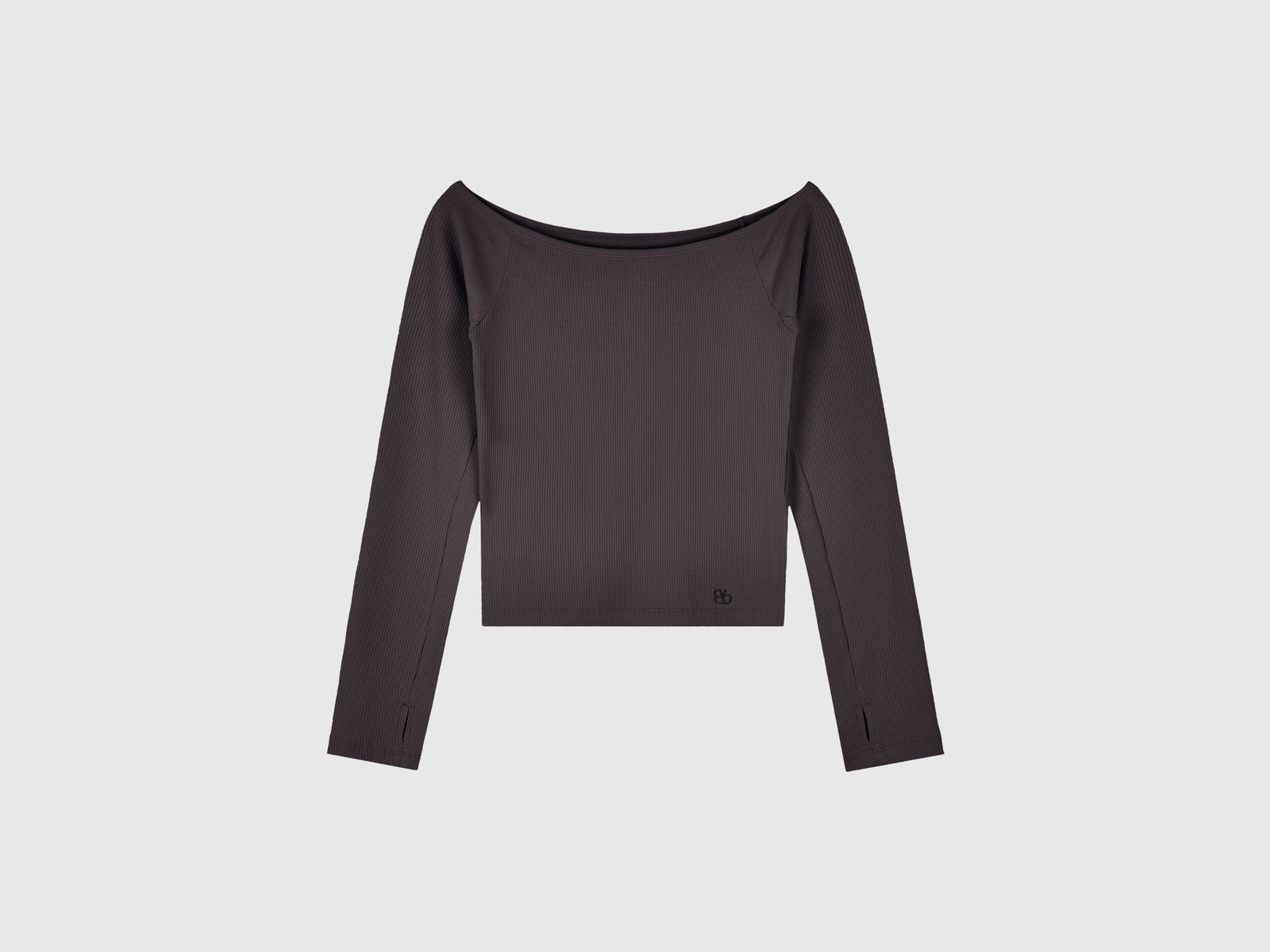 Maglietta con scollo bardot da donna nero | Benetton Outlet