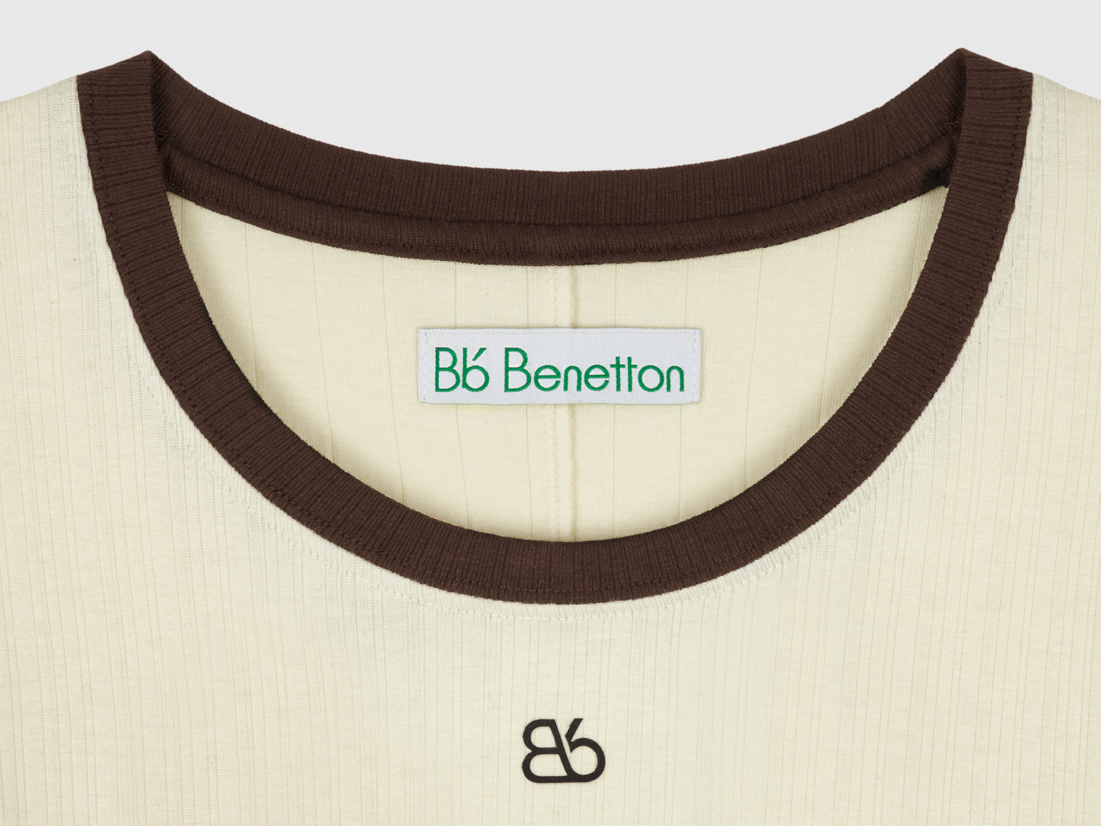 T-shirt con apertura sulla schiena da donna giallo 3 | Benetton Outlet