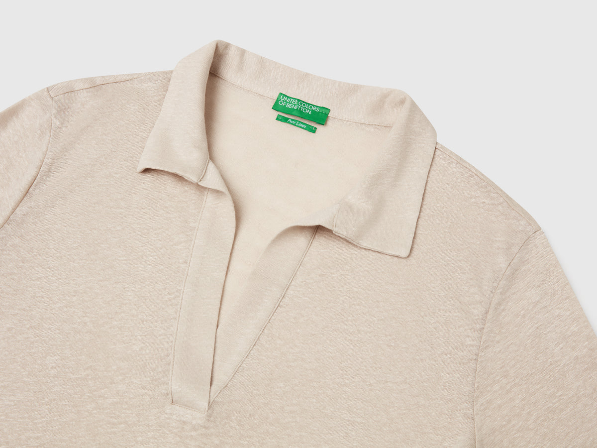 Polo in puro lino