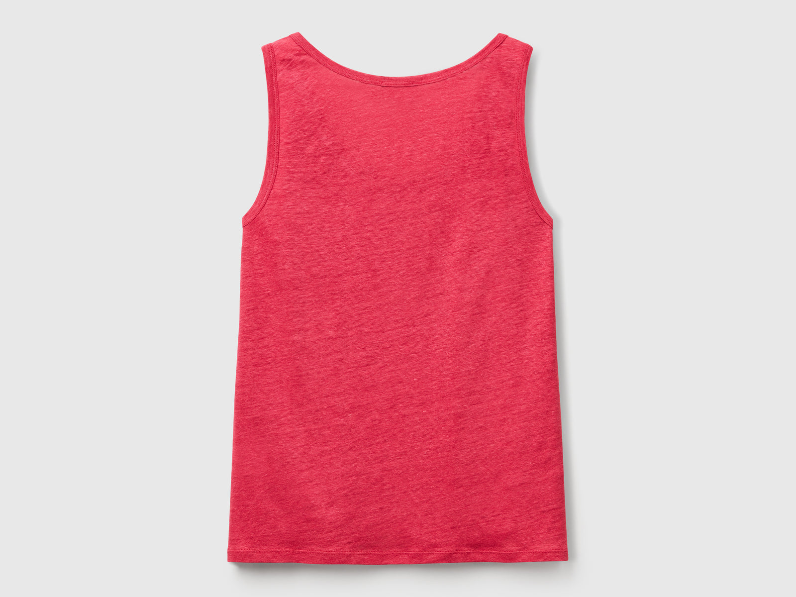 Canotta in puro lino da donna fragola 2 | Benetton Outlet