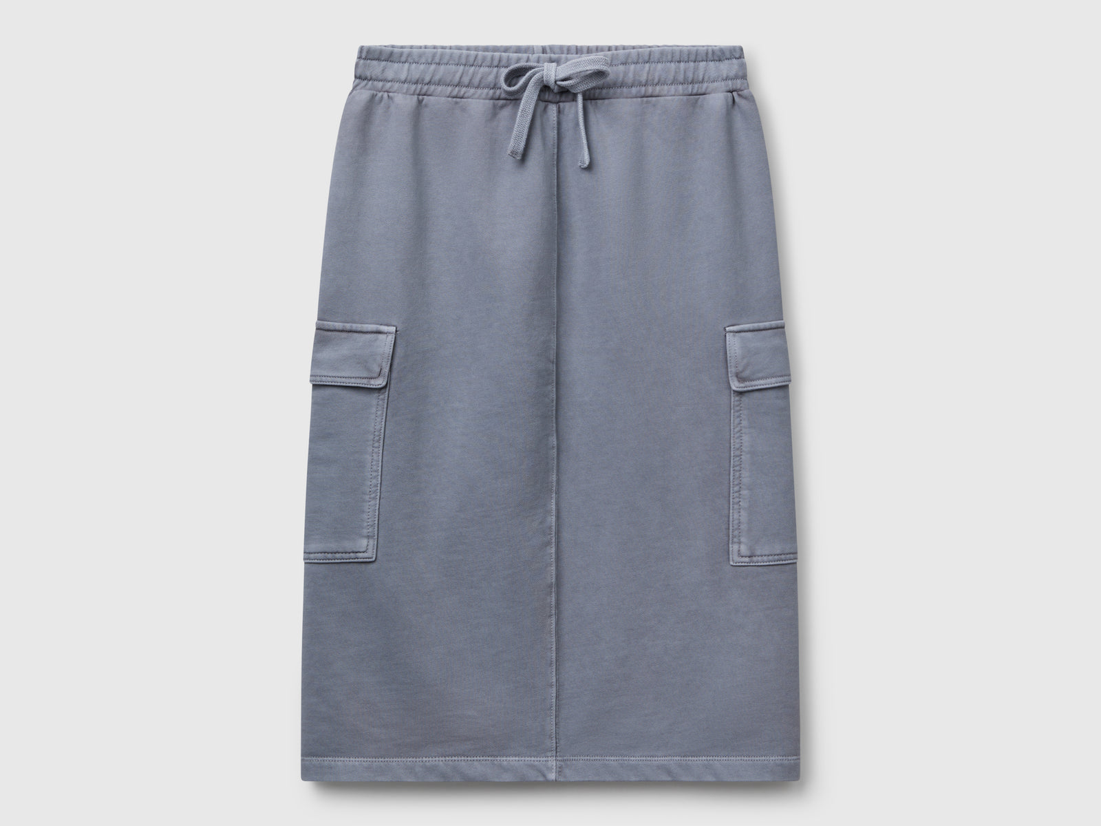 Fleece cargo skirt da donna grigio | Benetton Outlet