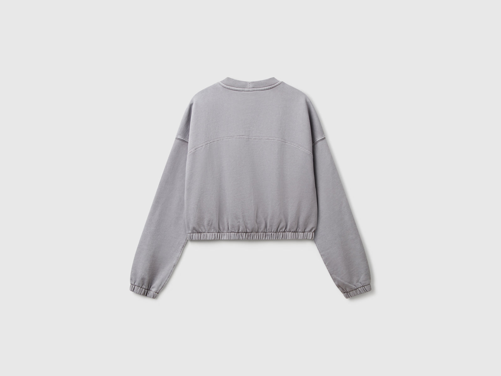 Felpa con elastico da donna grigio 2 | Benetton Outlet