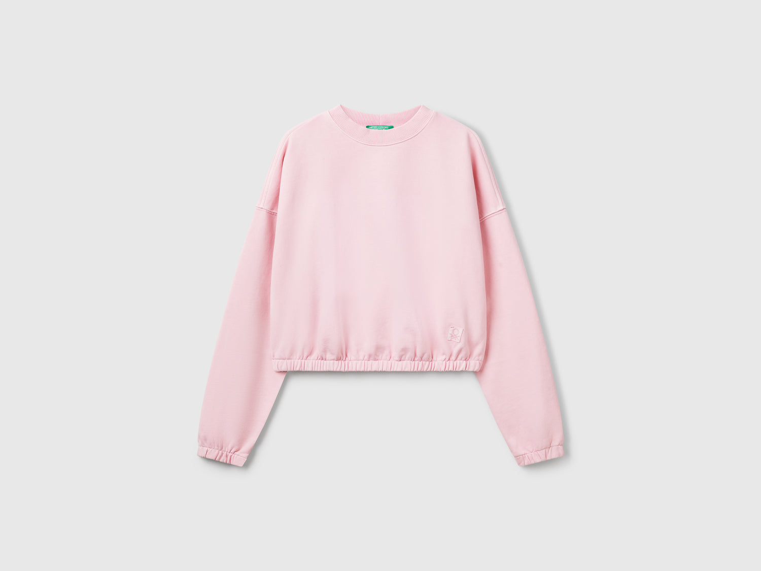 Felpa con elastico da donna rosa | Benetton Outlet