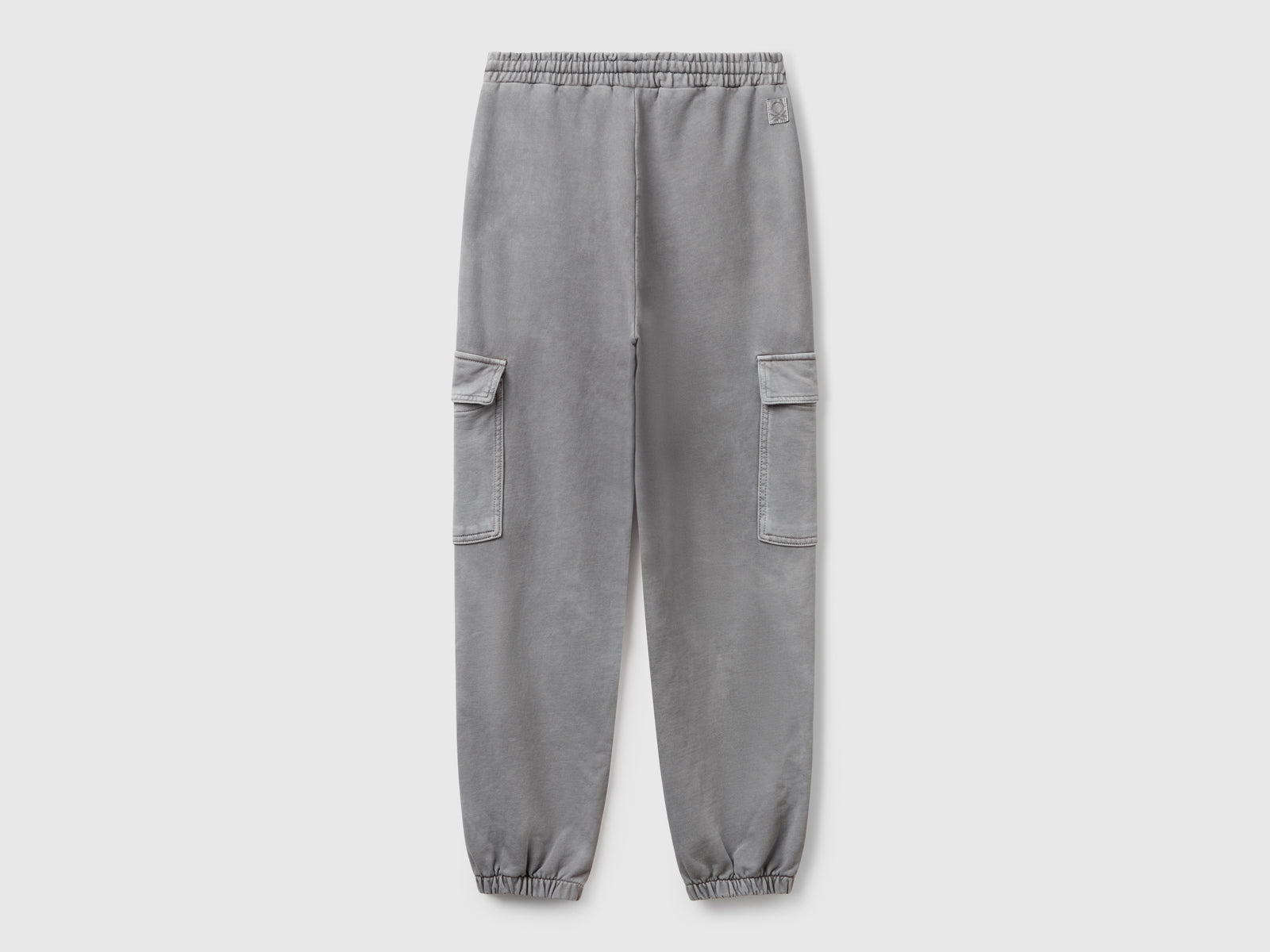 Pantaloni cargo in felpa da donna grigio 2 | Benetton Outlet