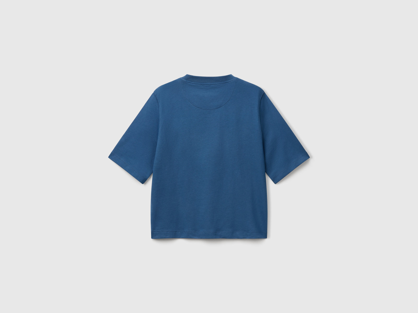T-shirt con stampa logo da donna avio 2 | Benetton Outlet