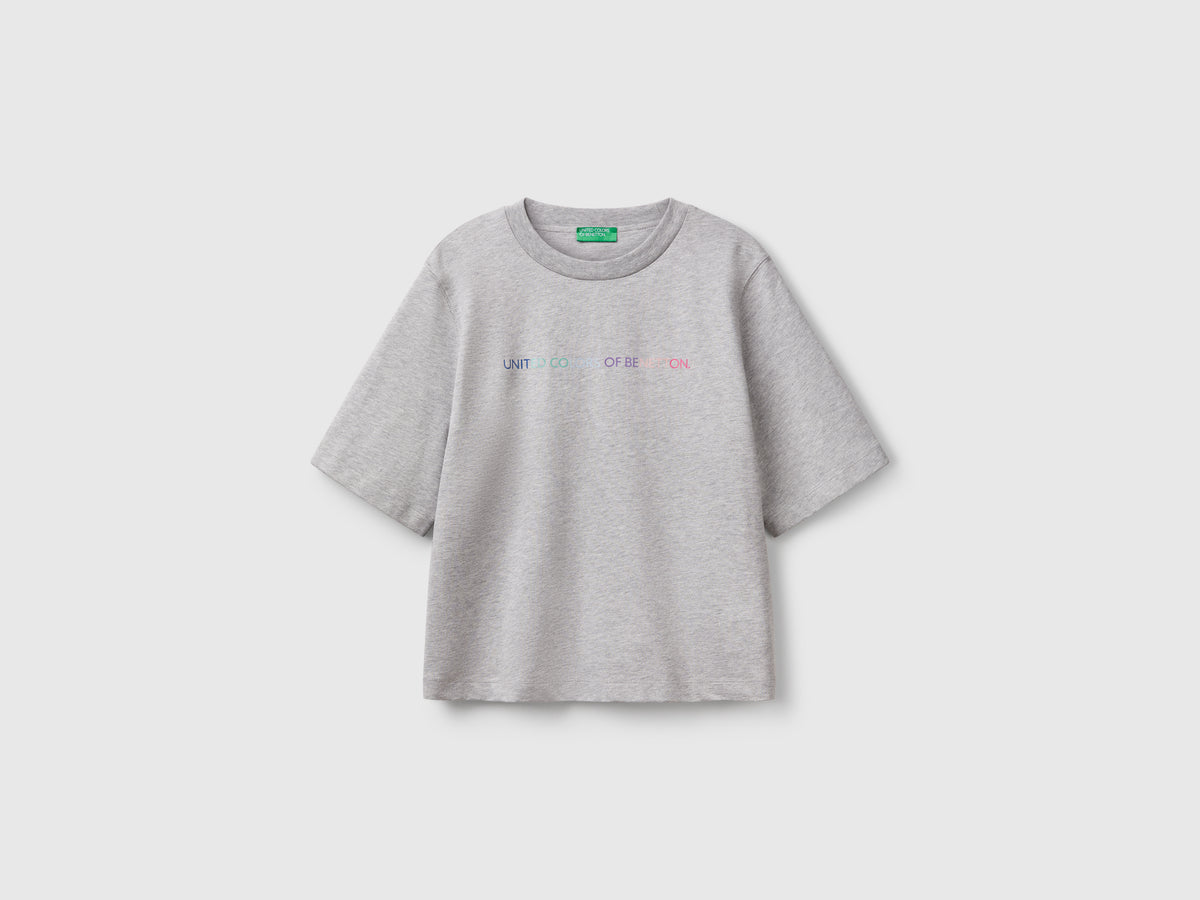T-shirt con stampa logo