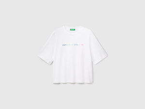 T-shirt con stampa logo